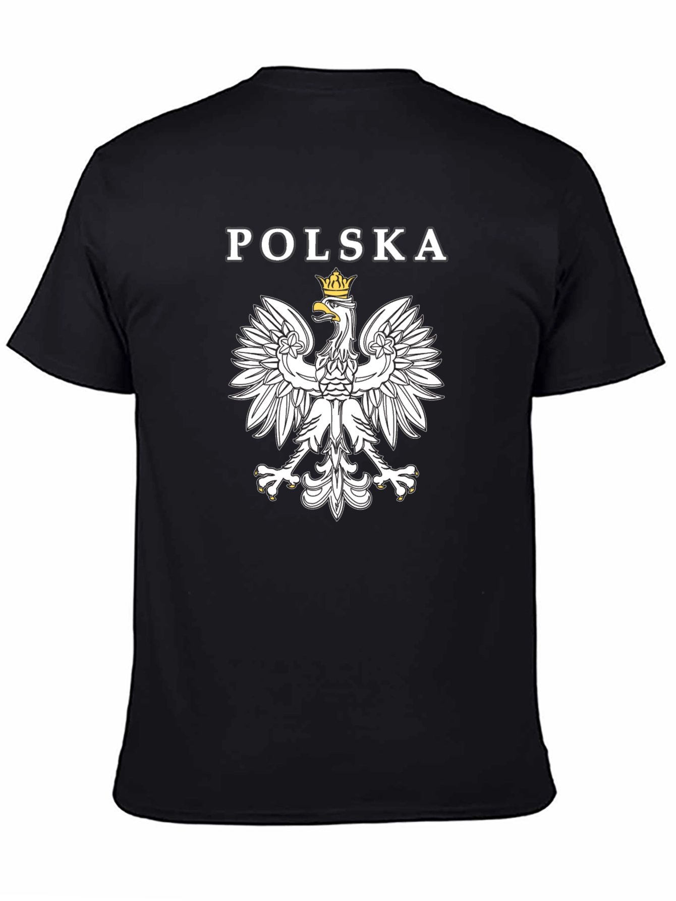 Poland Eagle Crest Graphic T-Shirt - Patriotic Pride