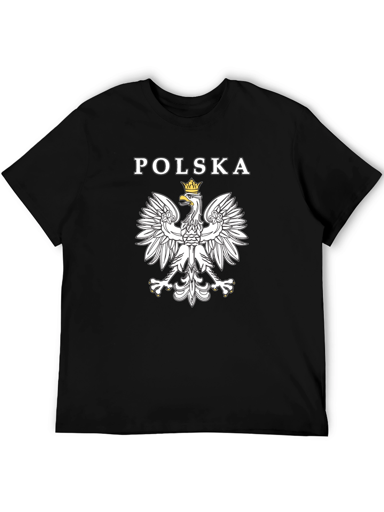 Poland Eagle Crest Graphic T-Shirt - Patriotic Pride