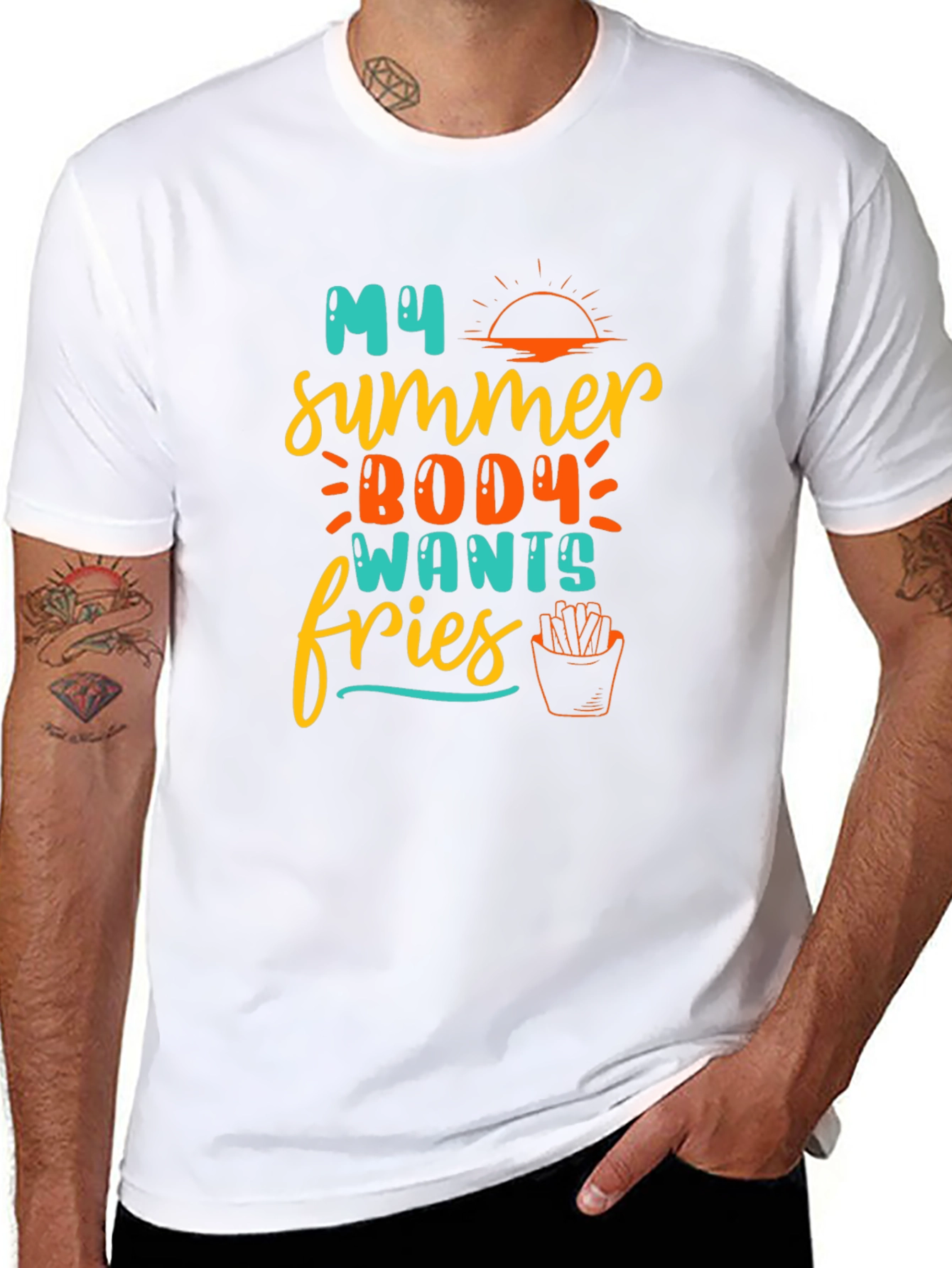 My Summer Body Wants Fries T-Shirt