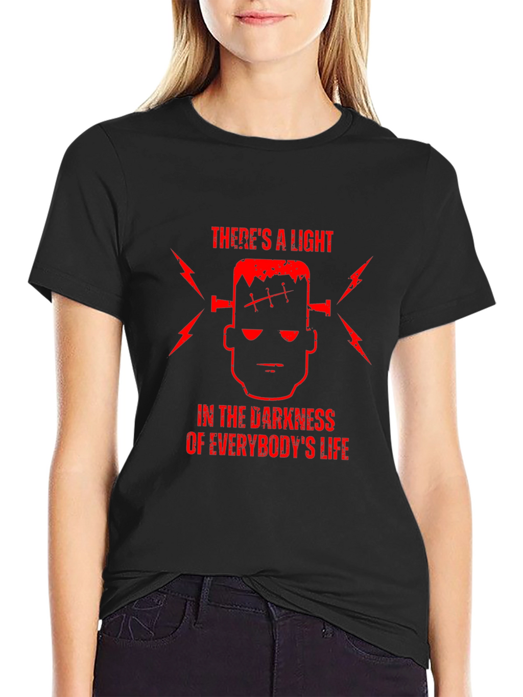 Frankensteins Light T-Shirt - Dark Humor Graphic Tee