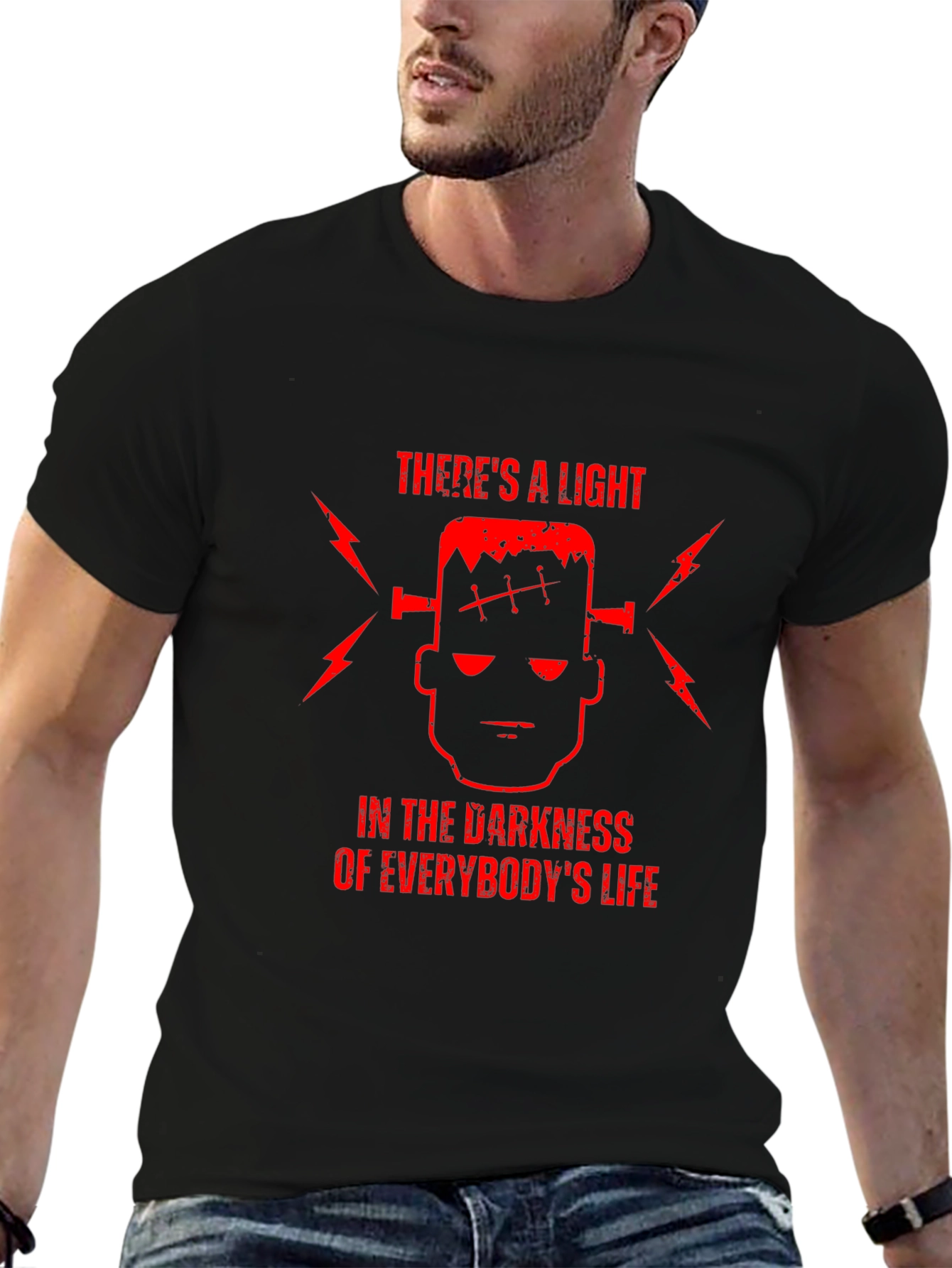 Frankensteins Light T-Shirt - Dark Humor Graphic Tee