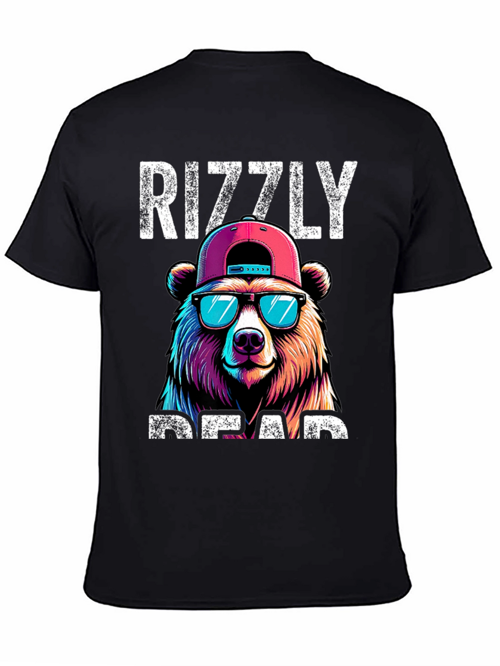Rizzly Bear T-Shirt - Cool Graphic Tee