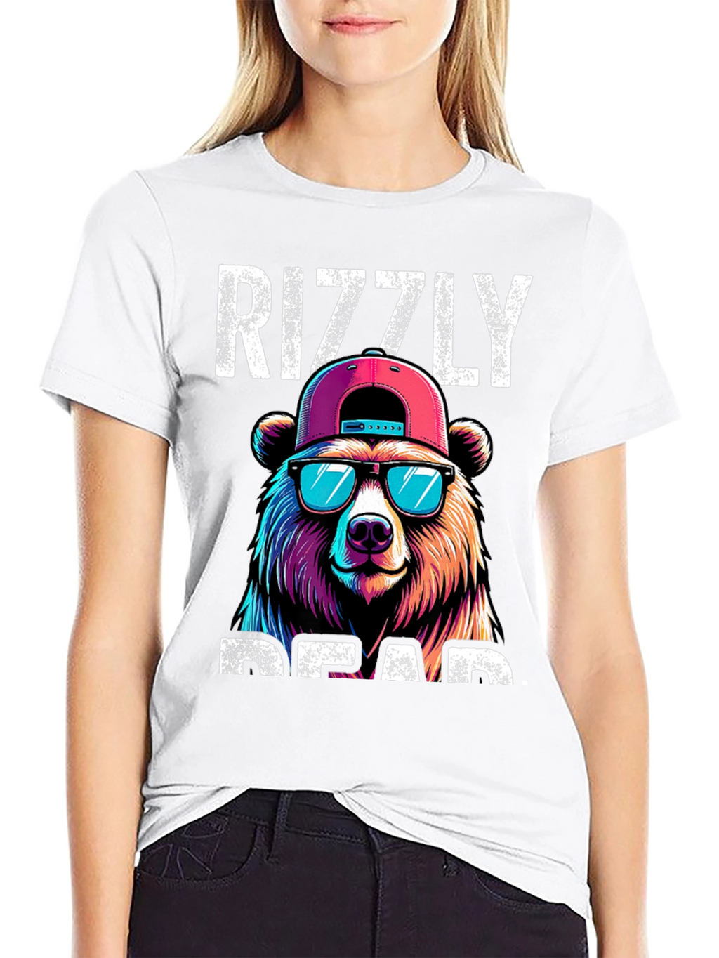 Rizzly Bear T-Shirt - Cool Graphic Tee