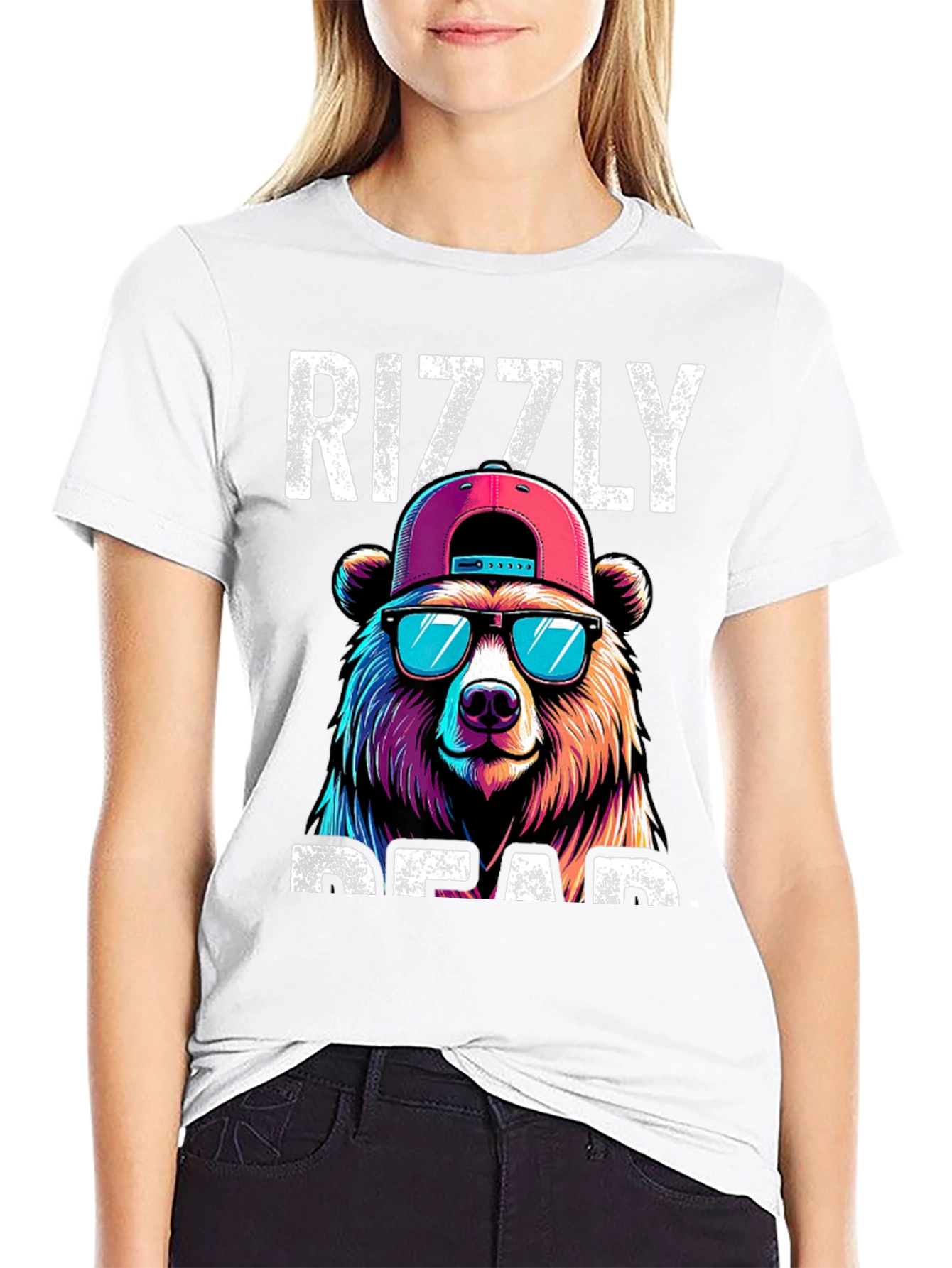 Rizzly Bear T-Shirt - Cool Graphic Tee