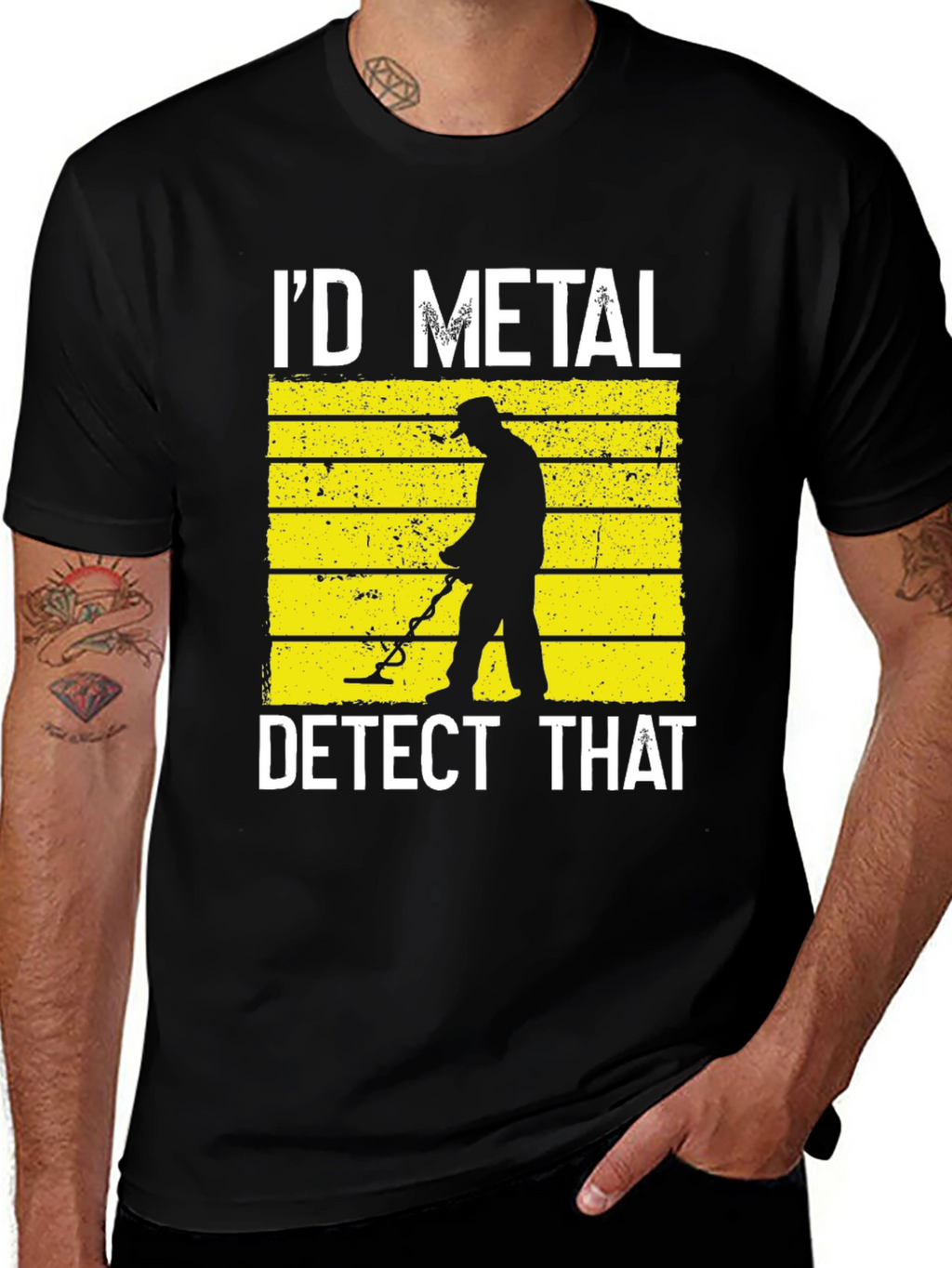 Id Metal Detect That Black T-Shirt
