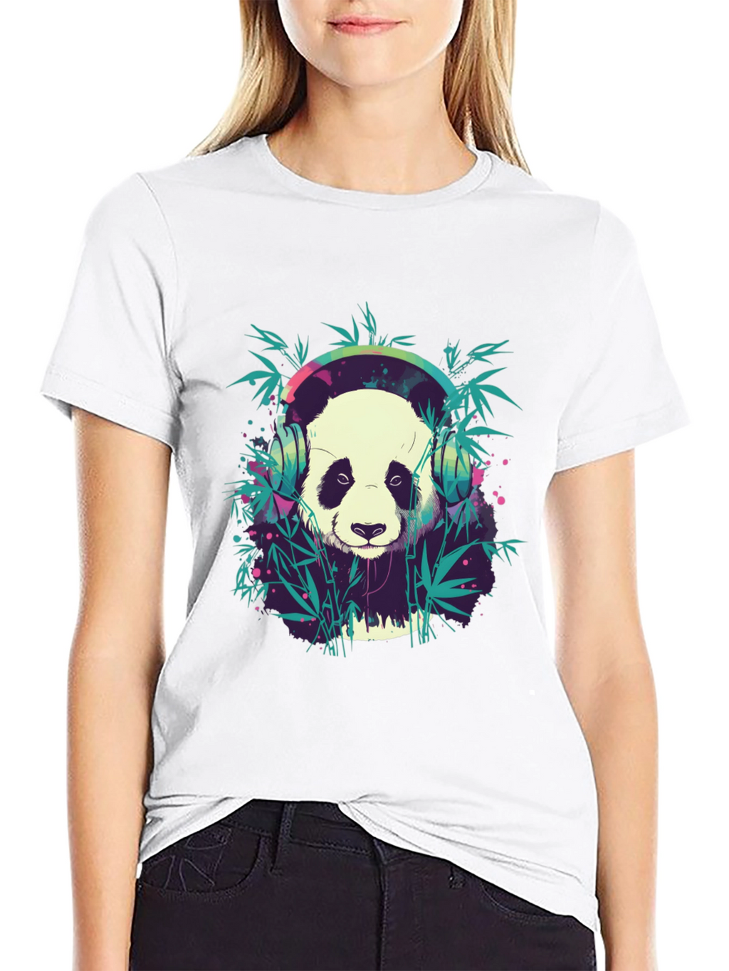 Panda DJ Graphic Tee - Cool and Comfortable