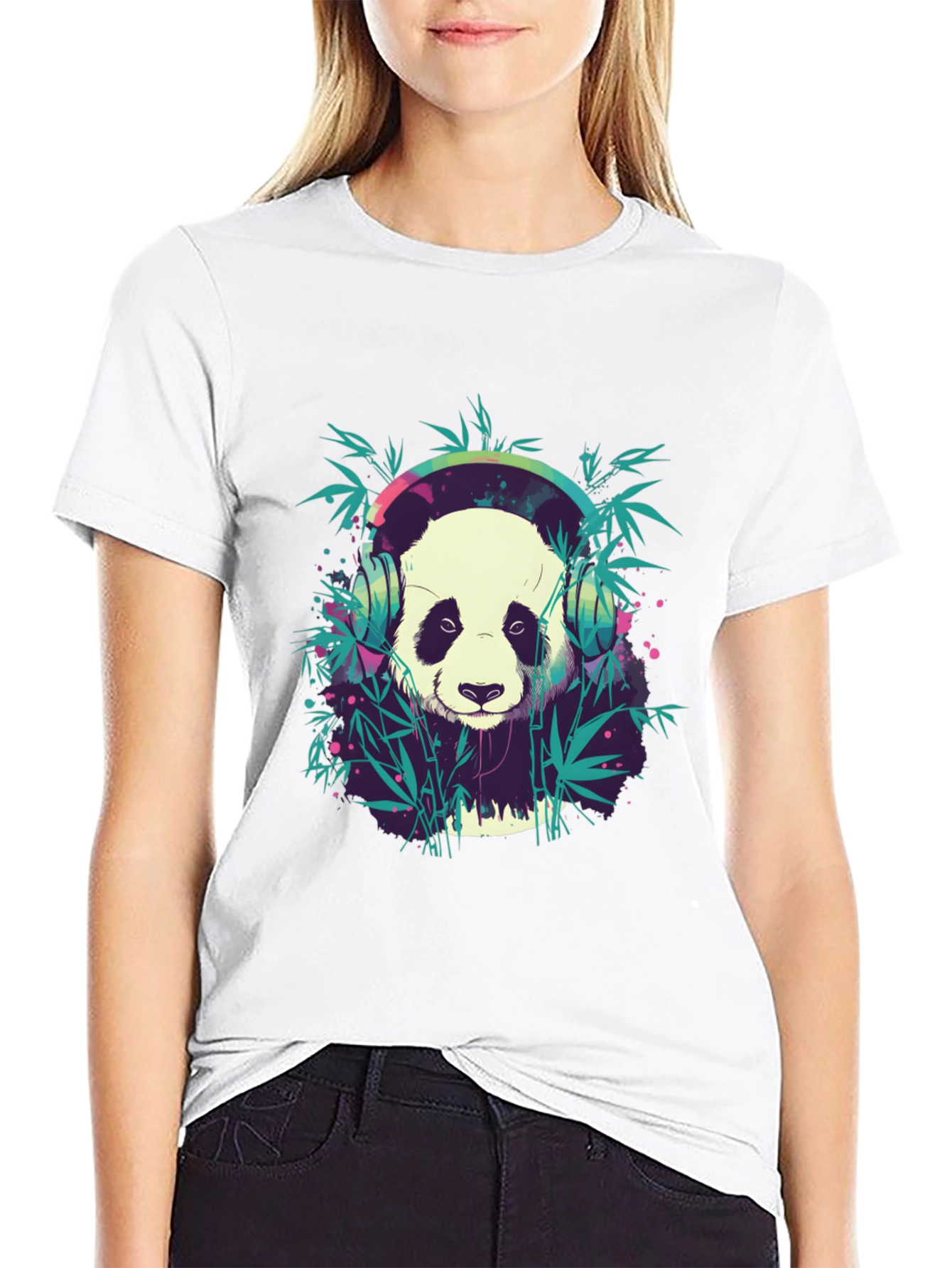 Panda DJ Graphic Tee - Cool and Comfortable