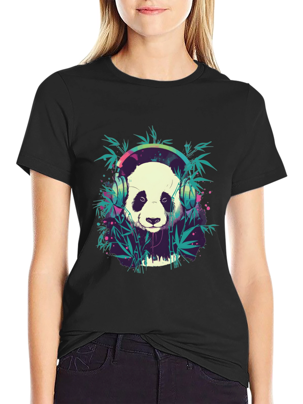 Panda DJ Graphic Tee - Cool and Comfortable