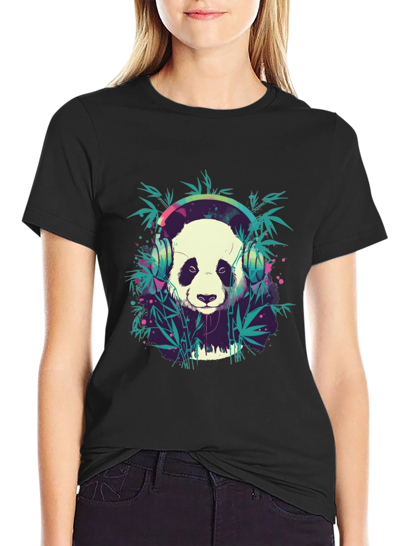 Panda DJ Graphic Tee - Cool and Comfortable