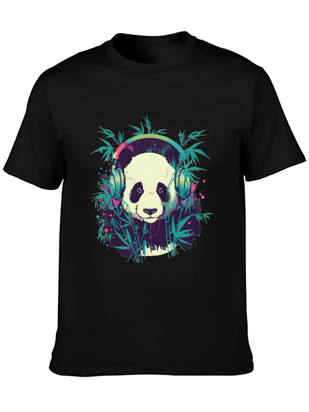 Panda DJ Graphic Tee - Cool and Comfortable
