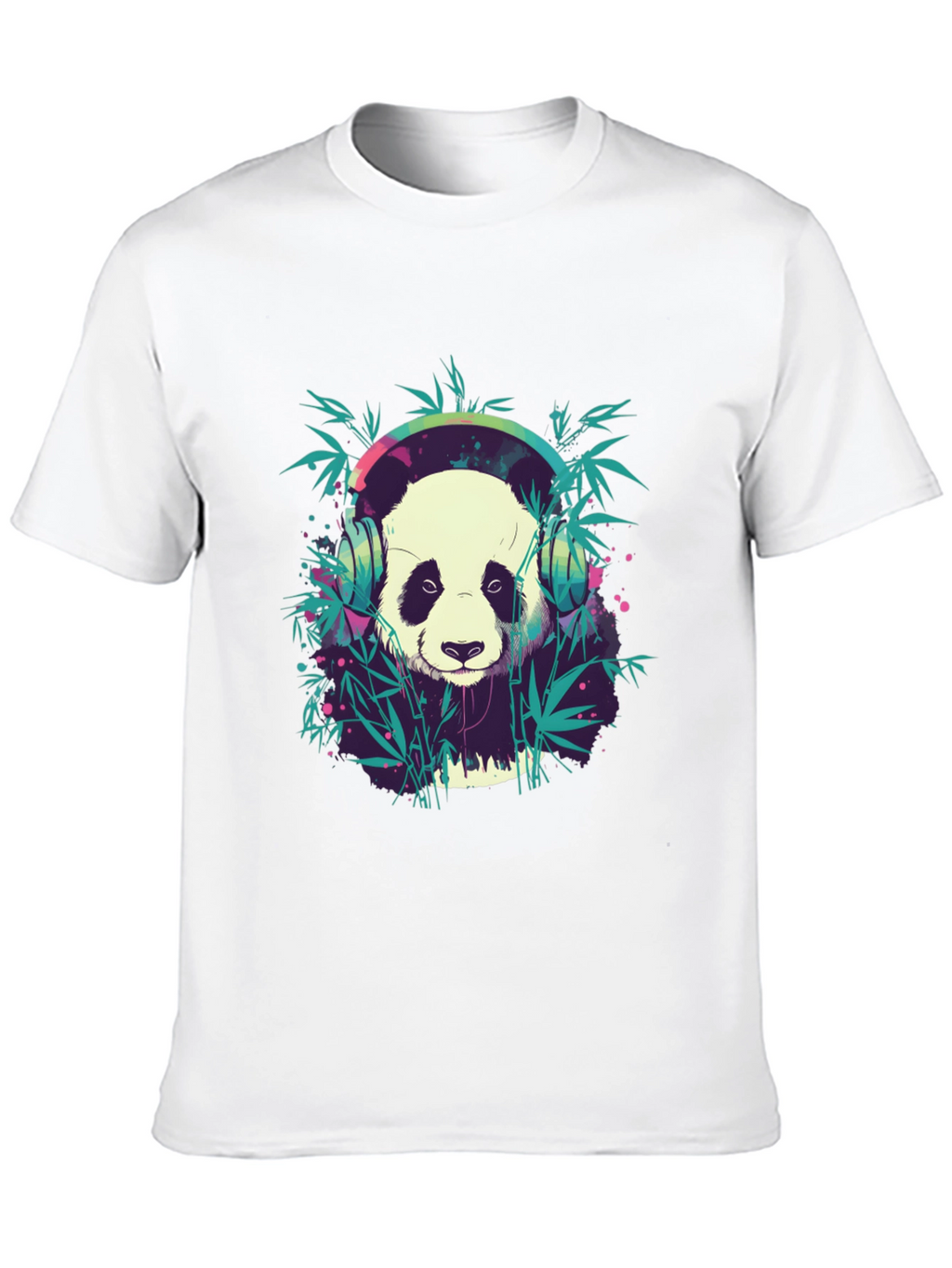 Panda DJ Graphic Tee - Cool and Comfortable