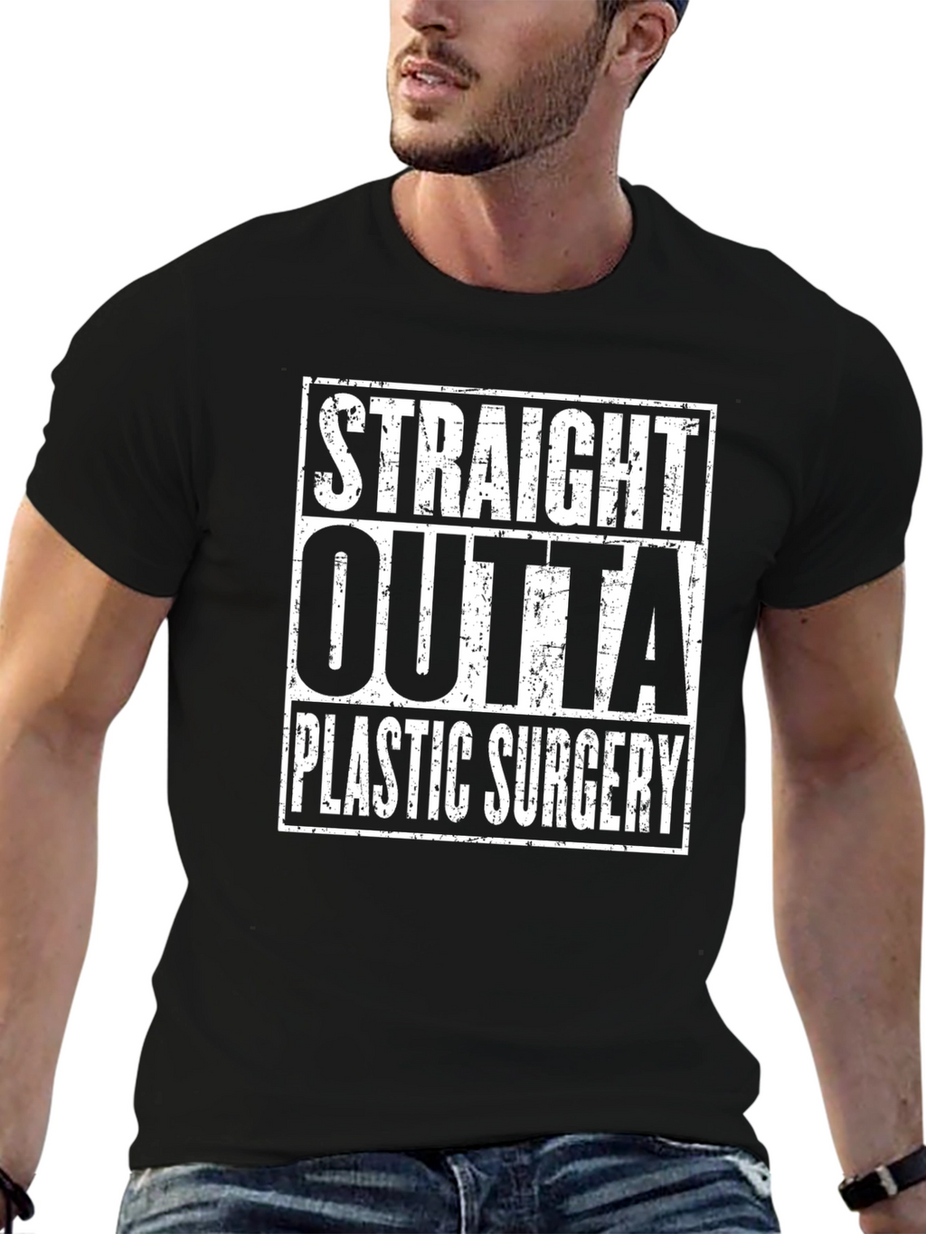 Straight Outta Plastic Surgery Tee