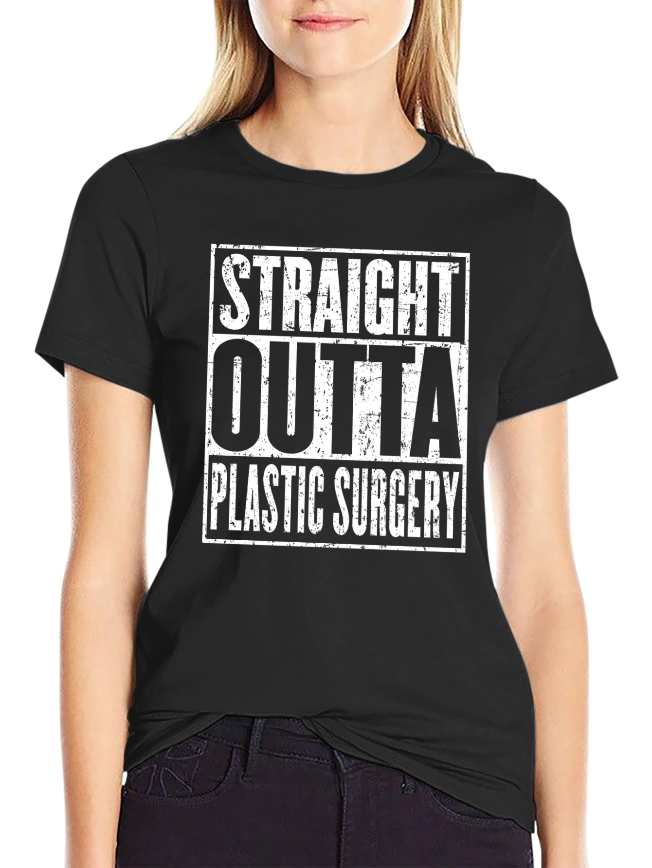 Straight Outta Plastic Surgery Tee
