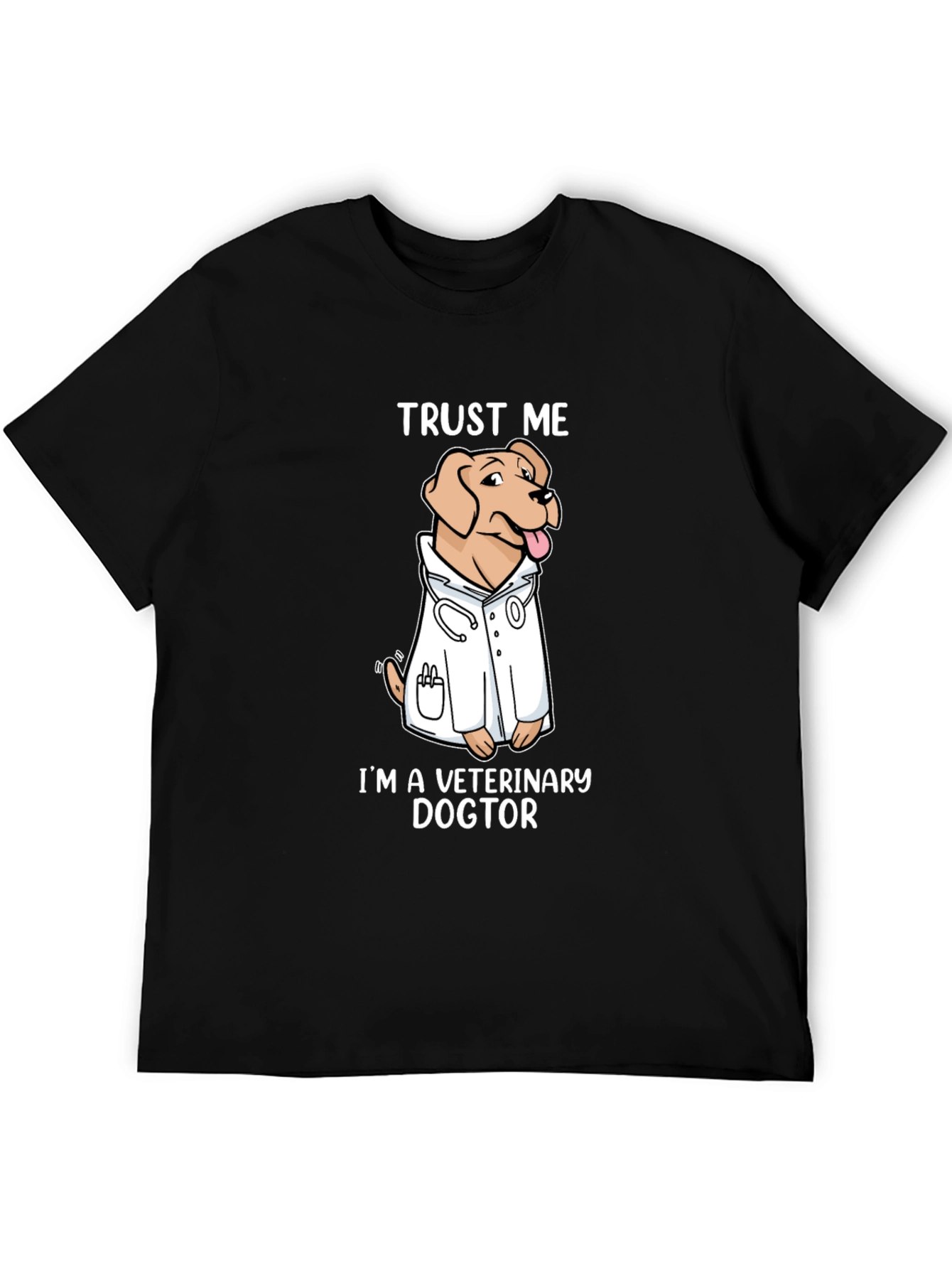 Veterinary Dogtor T-Shirt Trust Me Novelty Graphic Tee