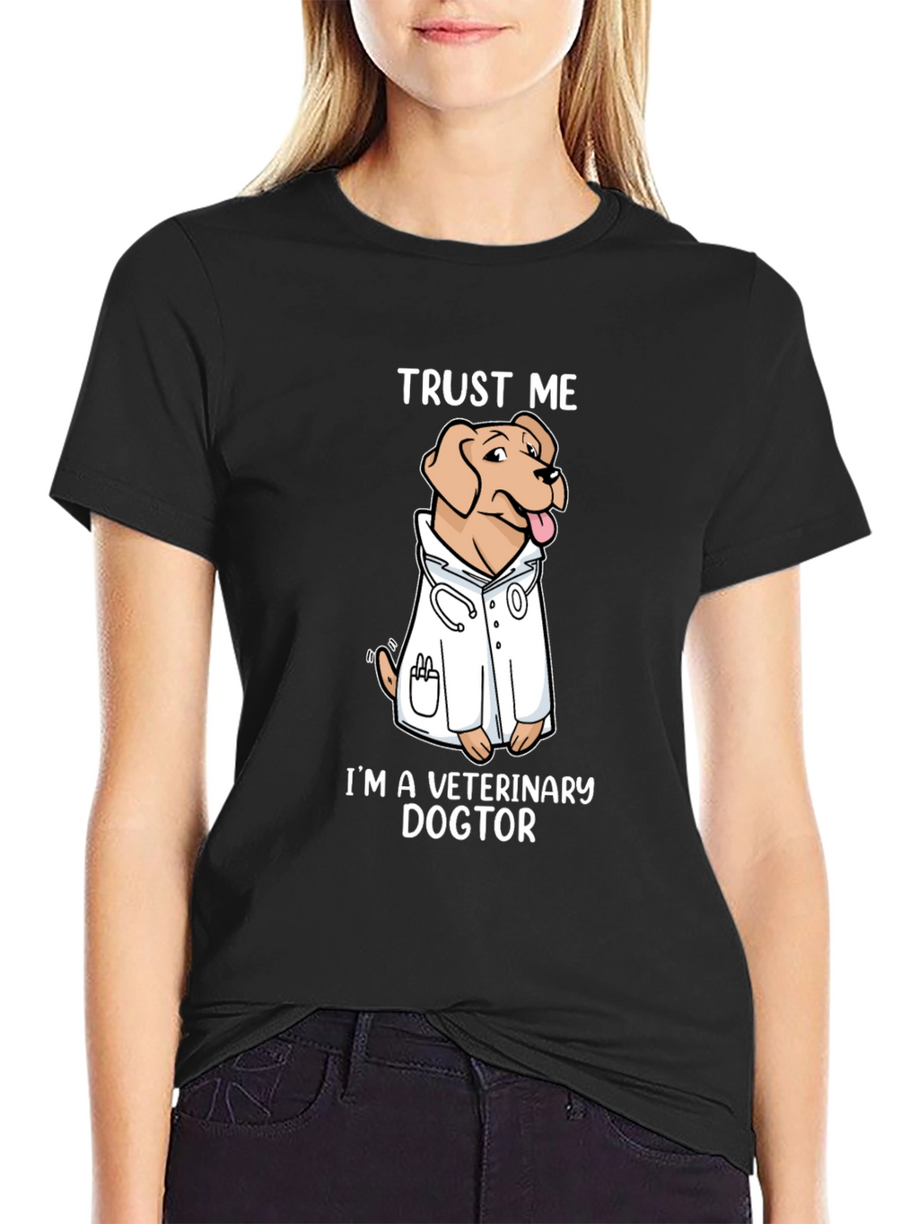 Veterinary Dogtor T-Shirt Trust Me Novelty Graphic Tee