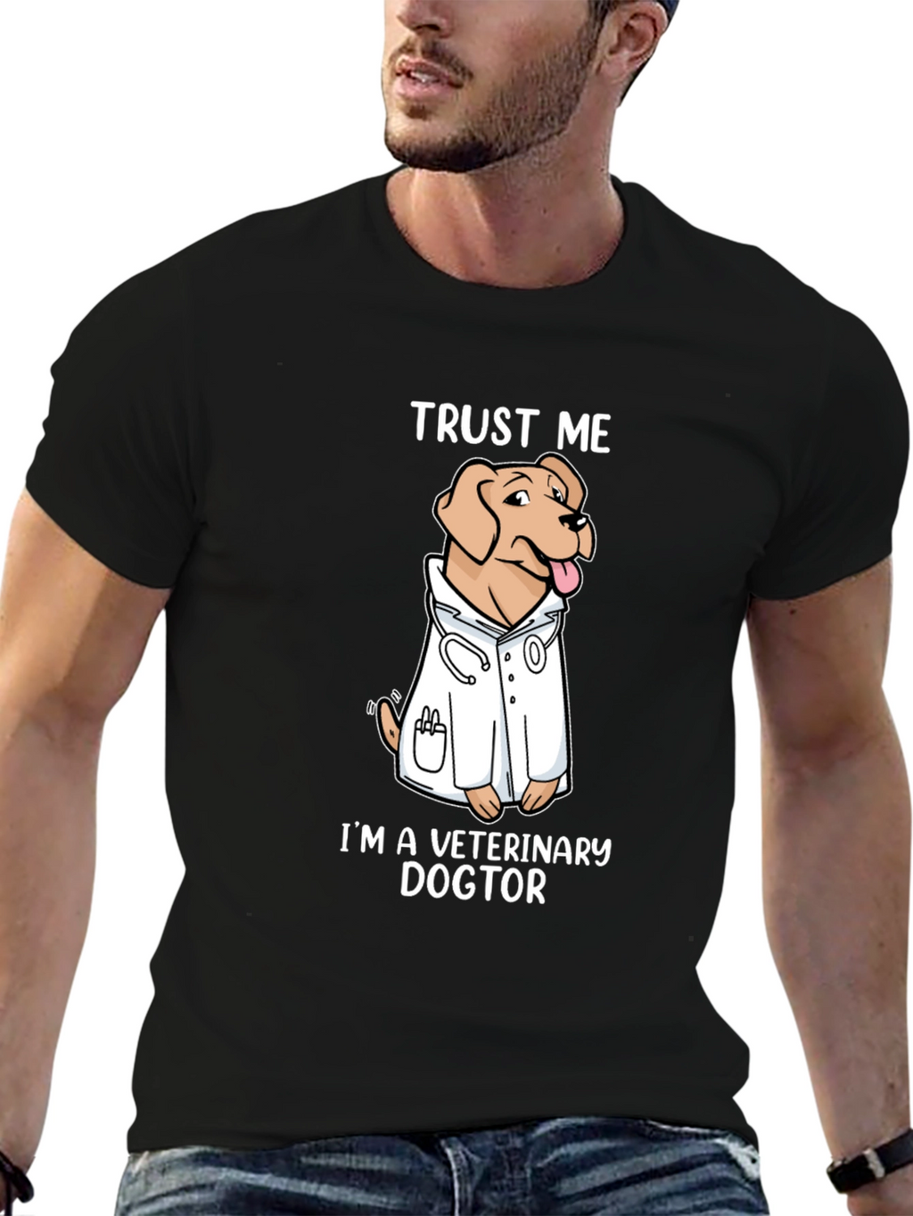Veterinary Dogtor T-Shirt Trust Me Novelty Graphic Tee