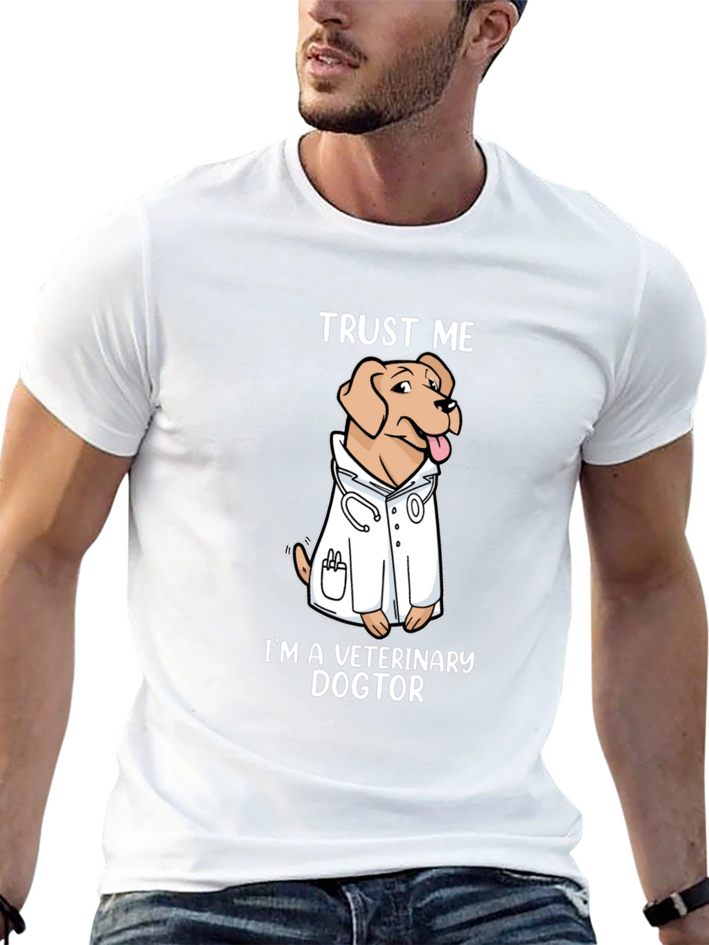 Veterinary Dogtor T-Shirt Trust Me Novelty Graphic Tee