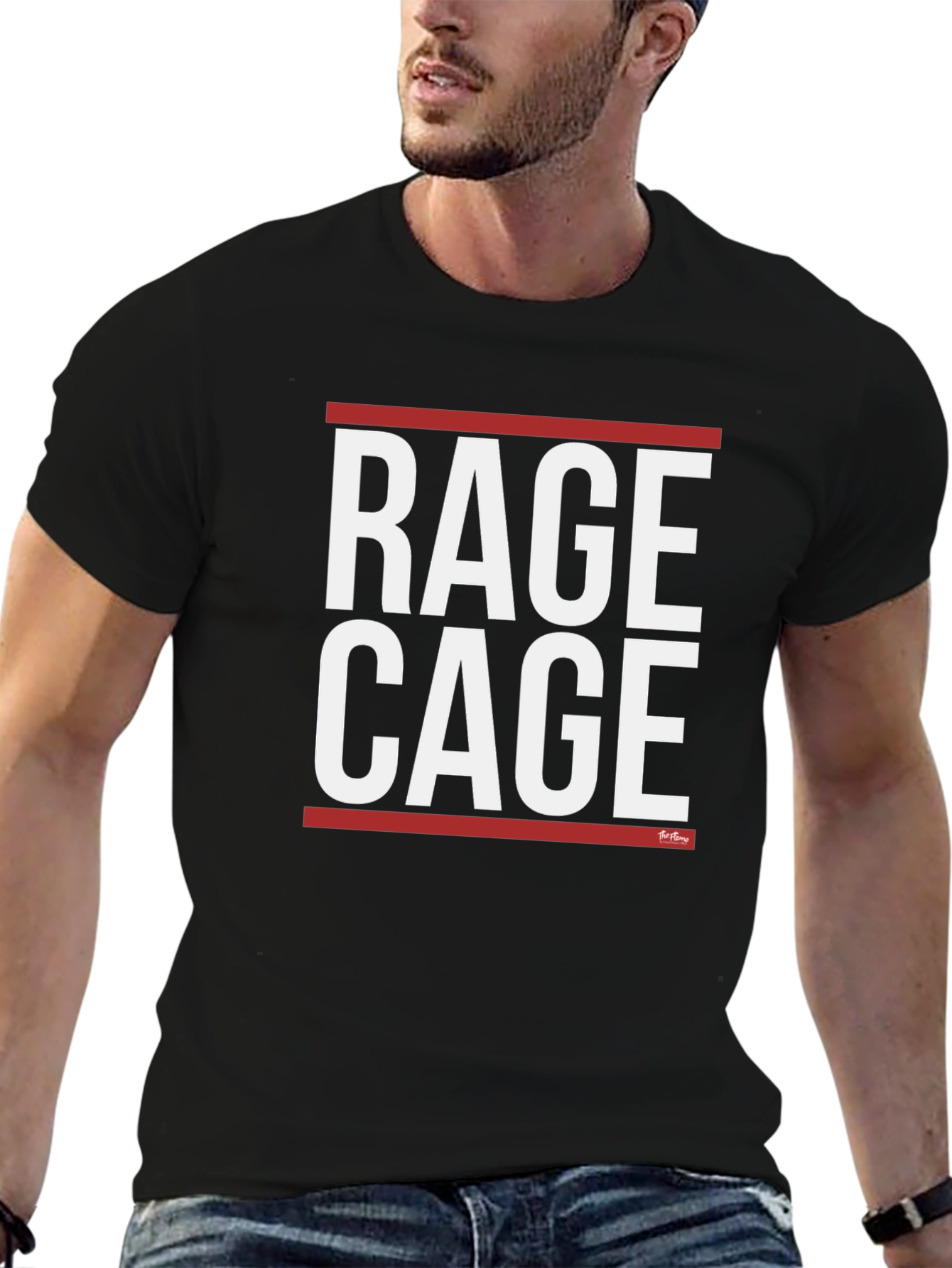 Rage Cage Graphic Tee - Bold Statement T-Shirt