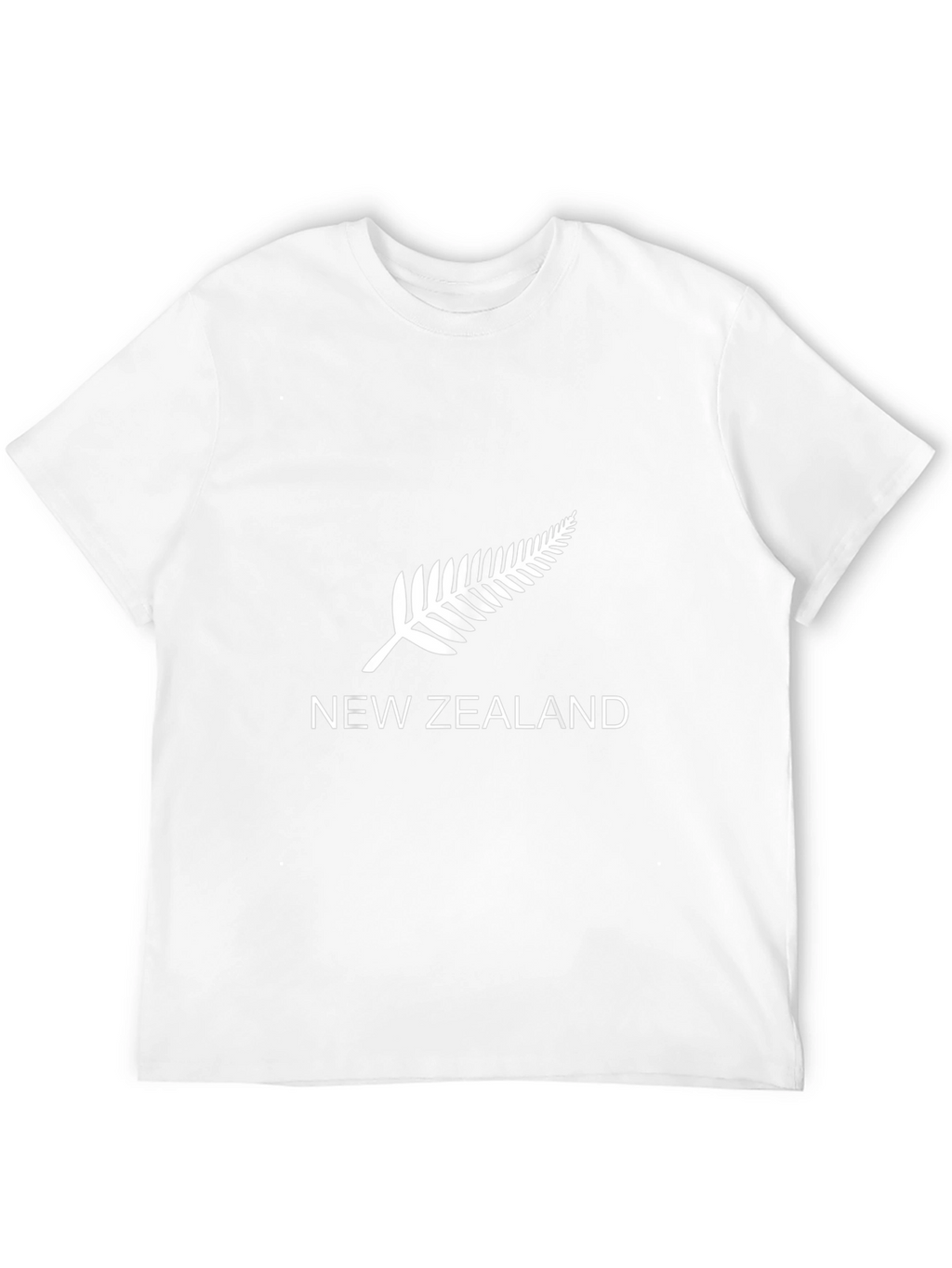 New Zealand Fern Graphic Black T-Shirt