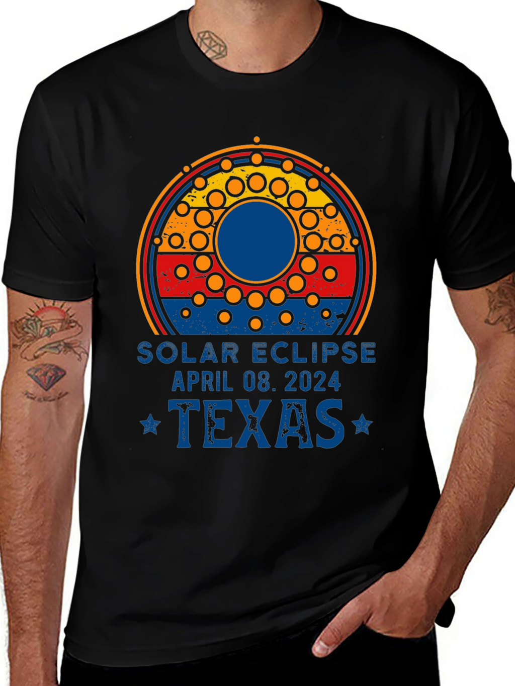 Solar Eclipse April 08 2024 Texas T-Shirt