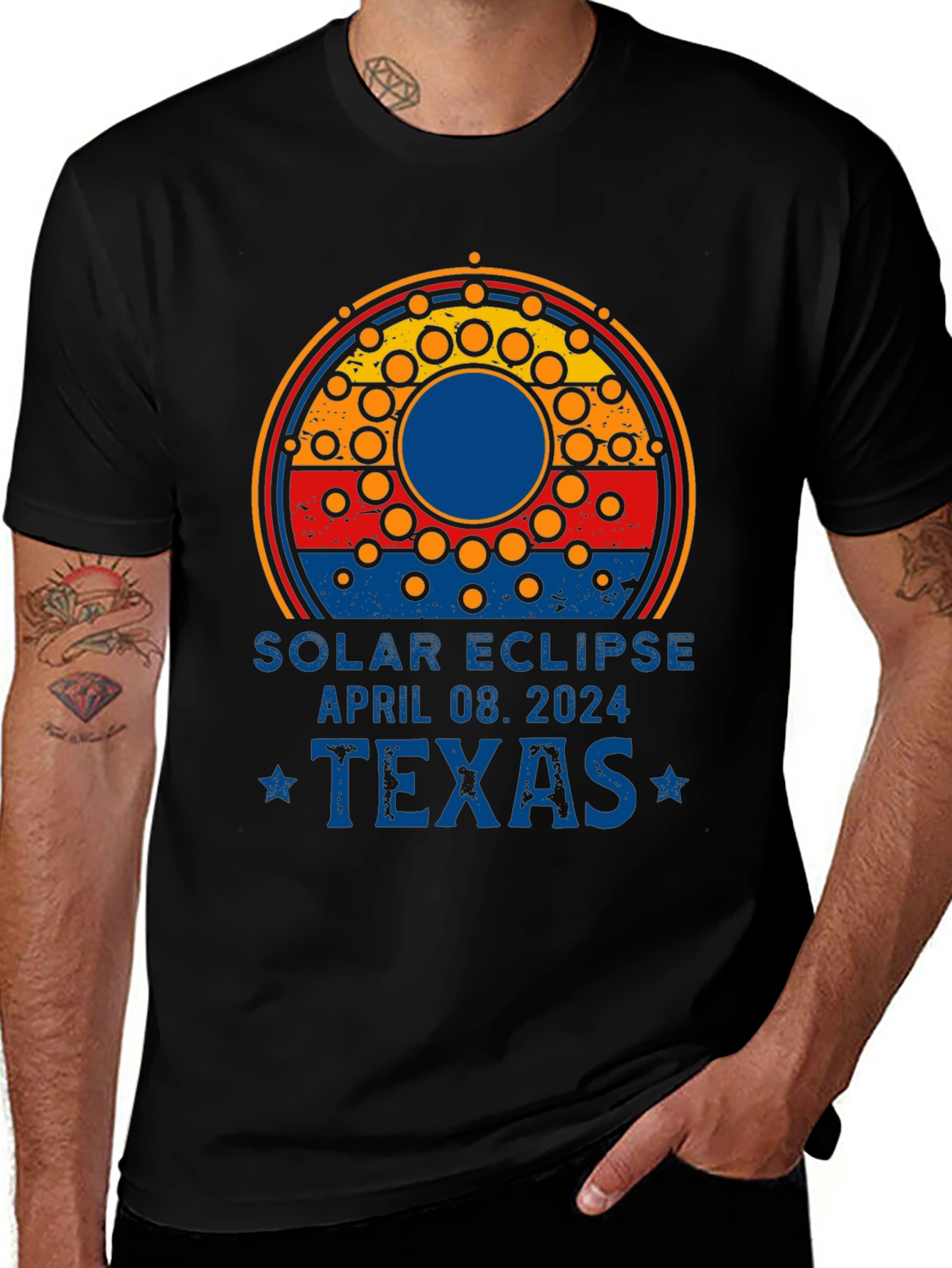 Solar Eclipse April 08 2024 Texas T-Shirt