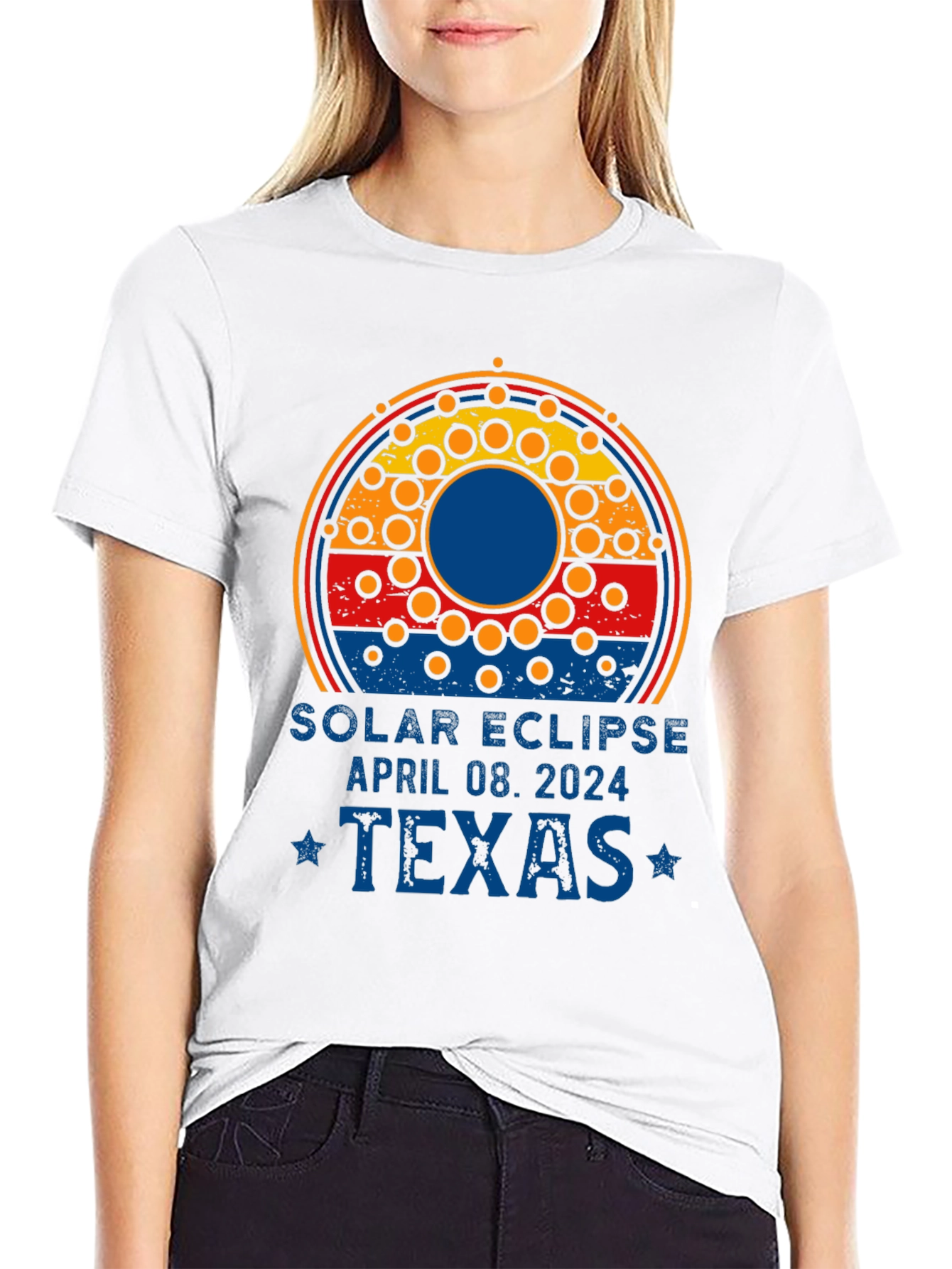 Solar Eclipse April 08 2024 Texas T-Shirt