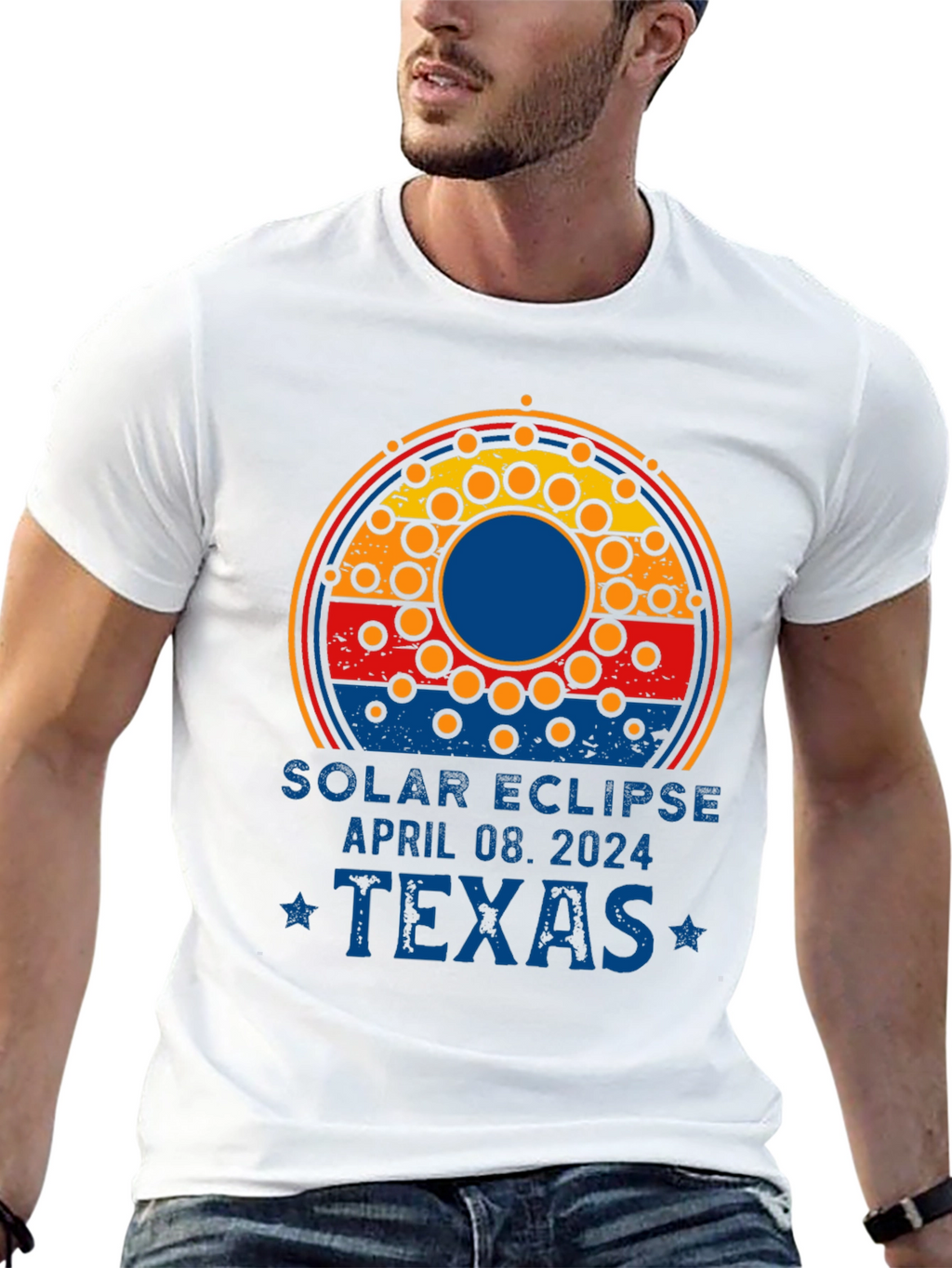 Solar Eclipse April 08 2024 Texas T-Shirt