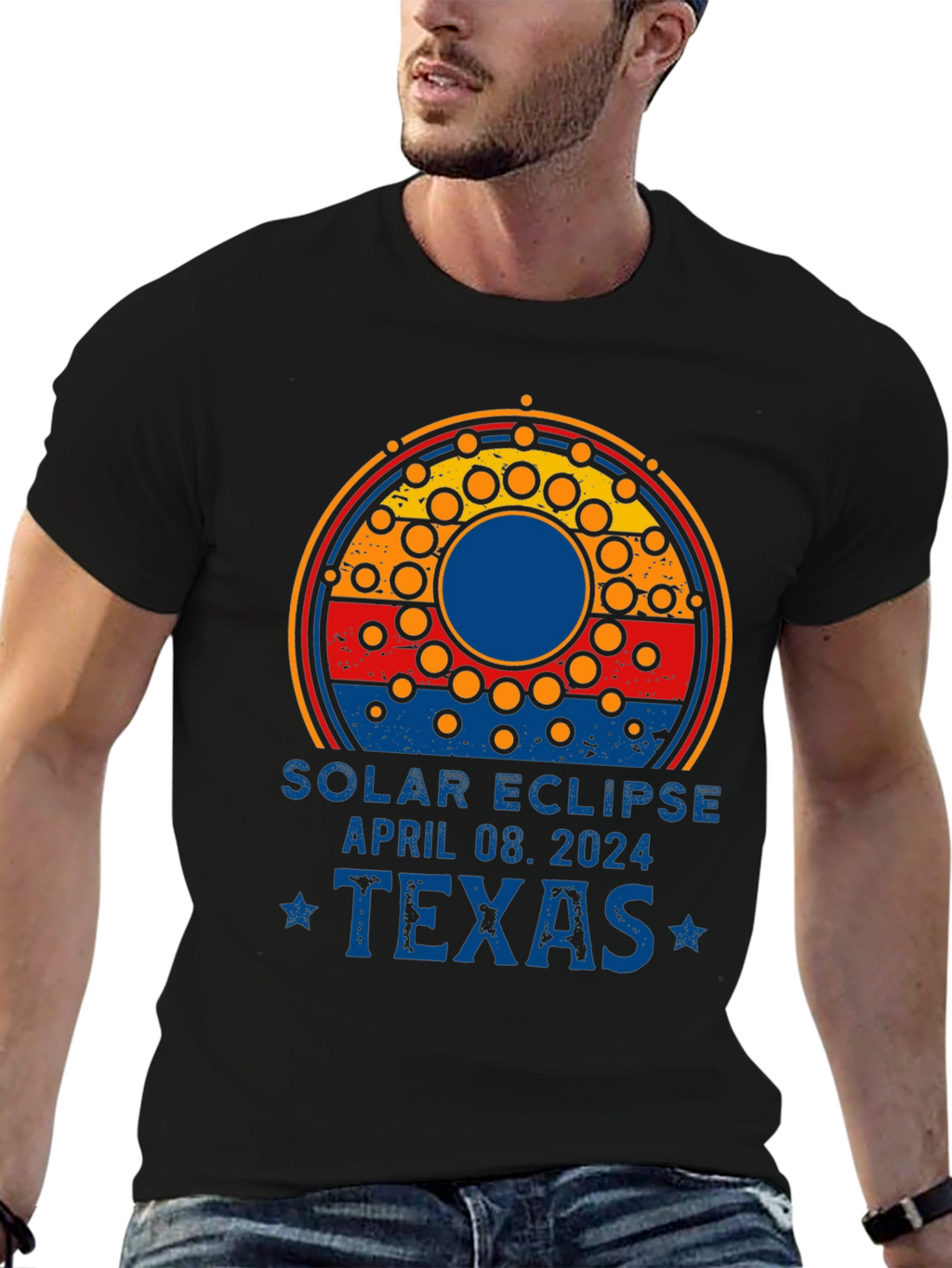 Solar Eclipse April 08 2024 Texas T-Shirt