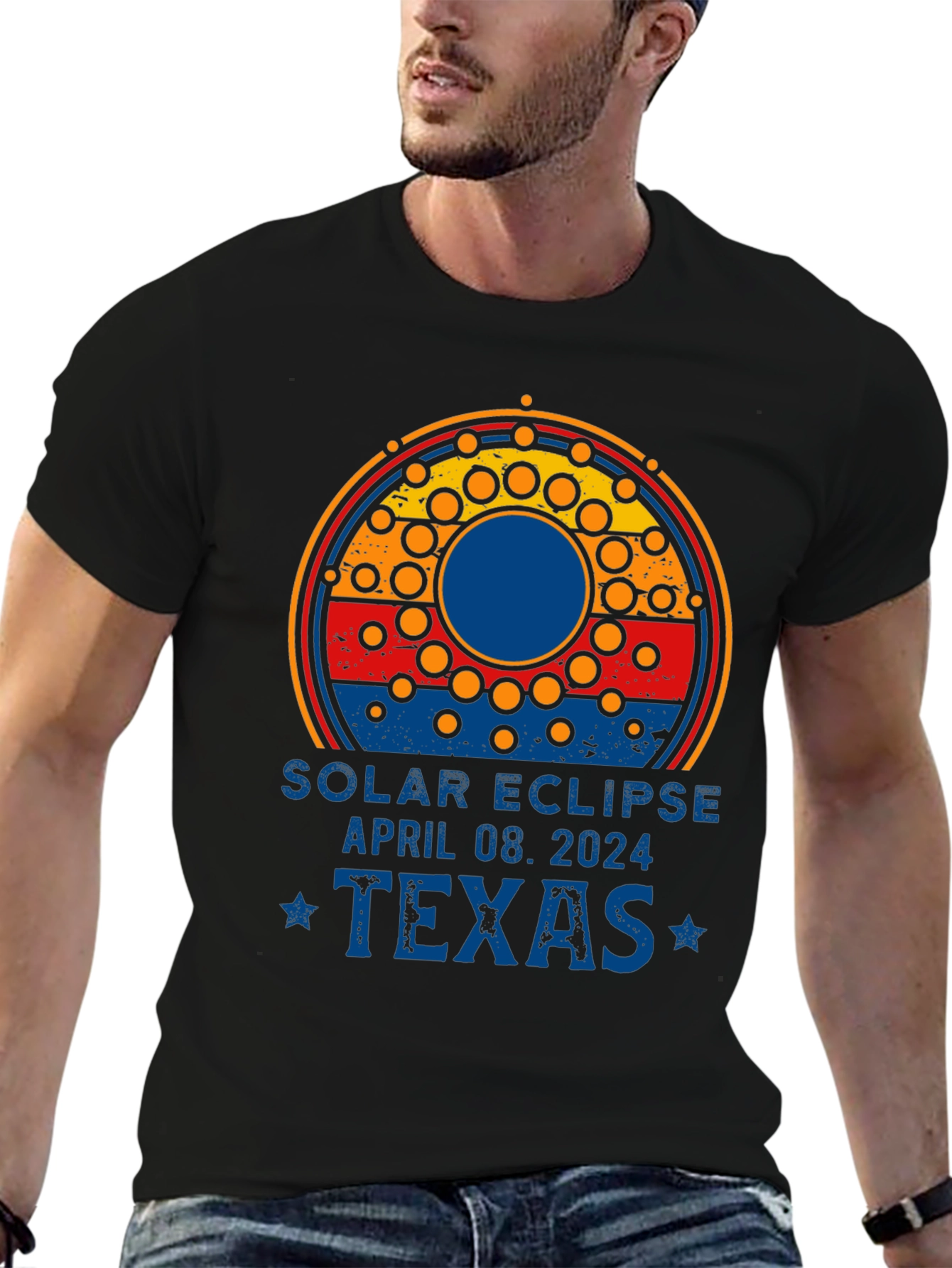 Solar Eclipse April 08 2024 Texas T-Shirt