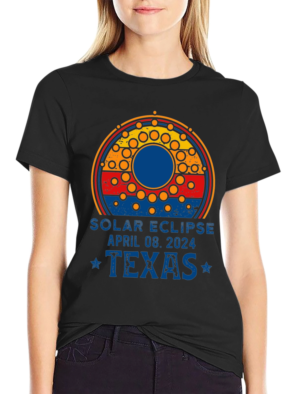 Solar Eclipse April 08 2024 Texas T-Shirt