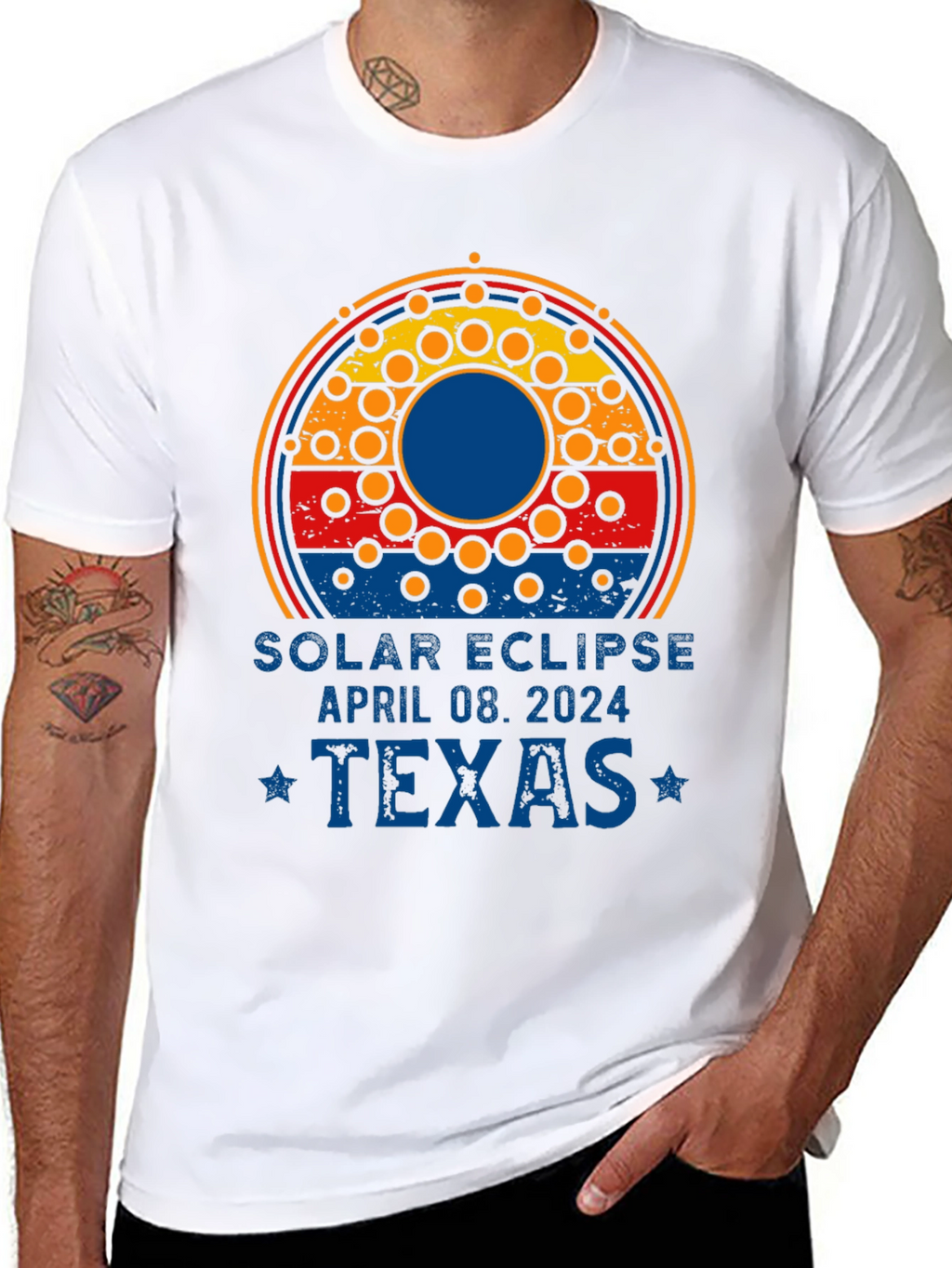Solar Eclipse April 08 2024 Texas T-Shirt