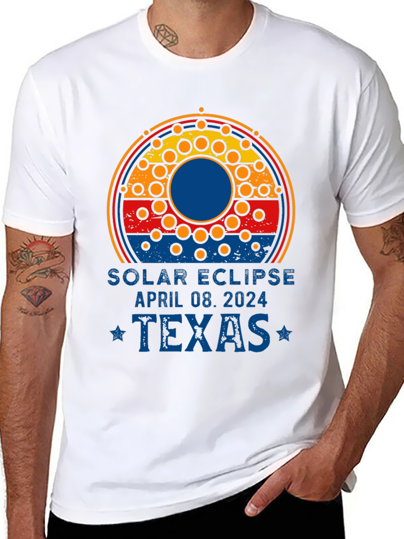 Solar Eclipse April 08 2024 Texas T-Shirt