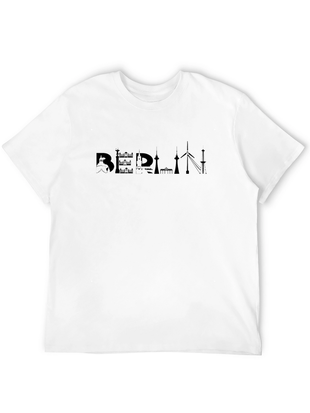 Berlin Skyline Graphic Tee - Classic Black
