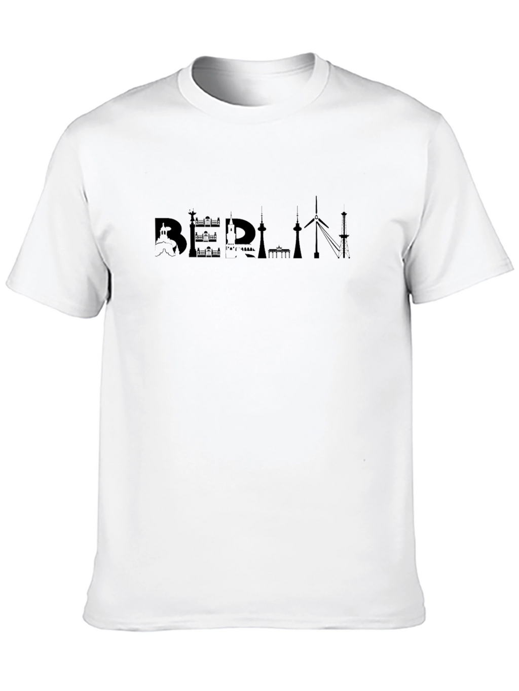 Berlin Skyline Graphic Tee - Classic Black