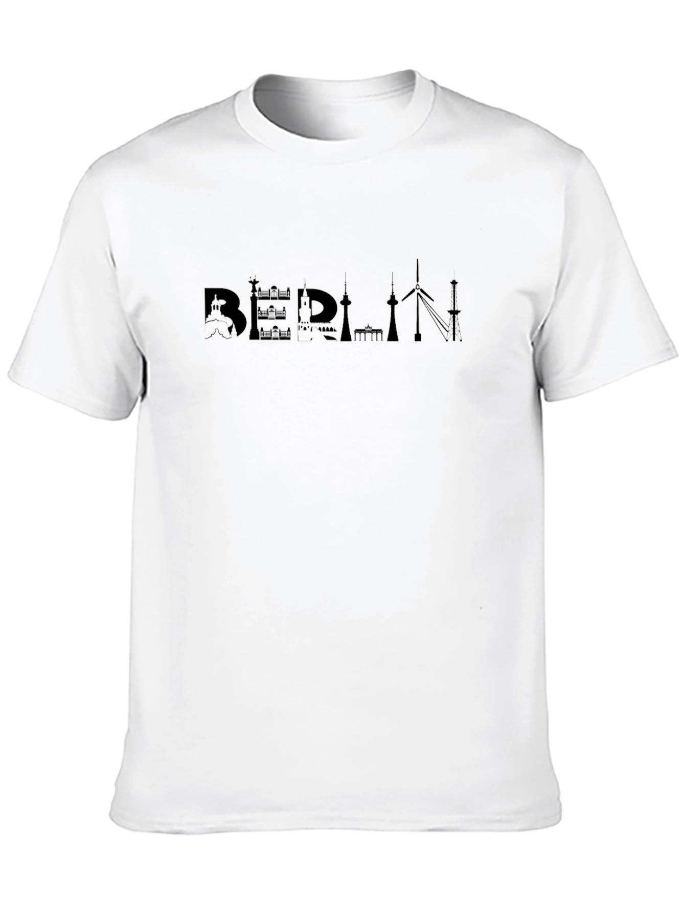 Berlin Skyline Graphic Tee - Classic Black