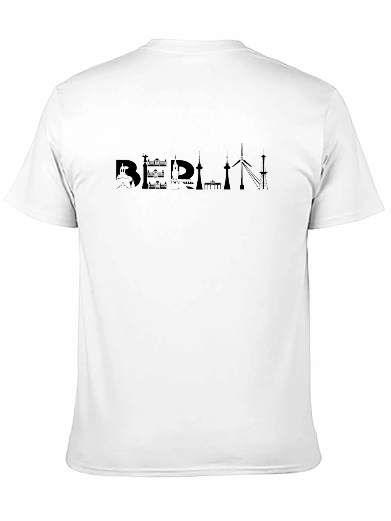 Berlin Skyline Graphic Tee - Classic Black