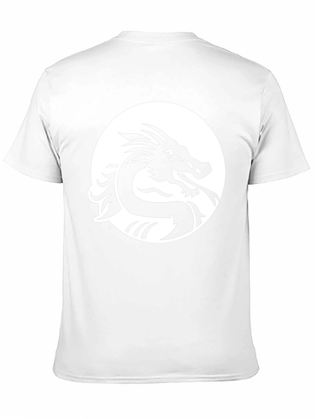 Dragon Graphic Tee - Black Cotton Blend
