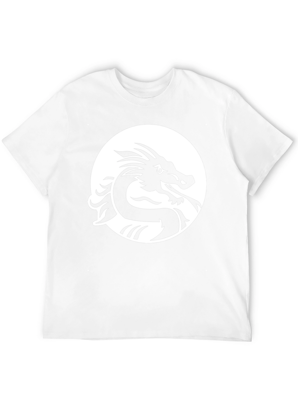 Dragon Graphic Tee - Black Cotton Blend