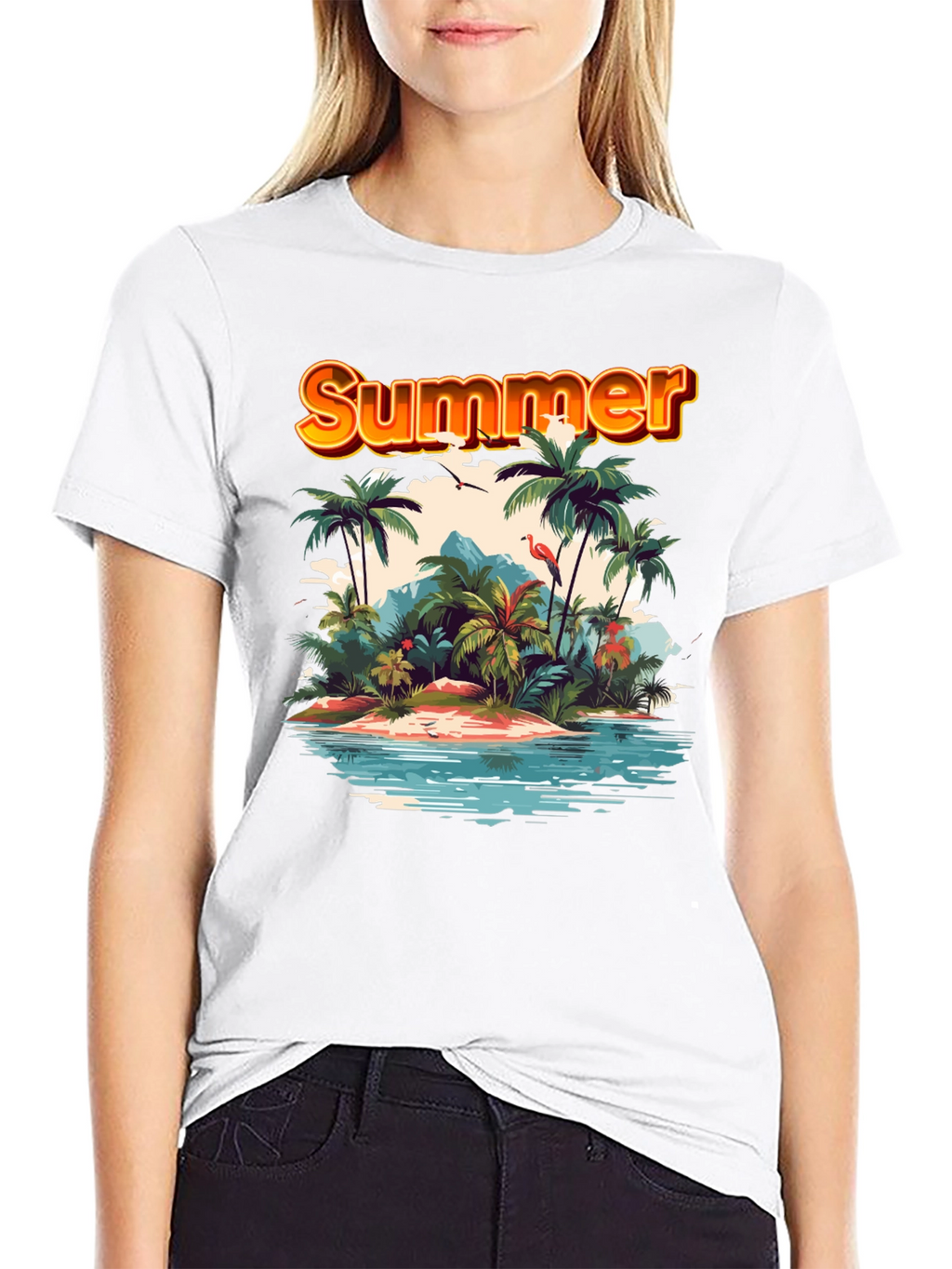 Summer Island Graphic Tee