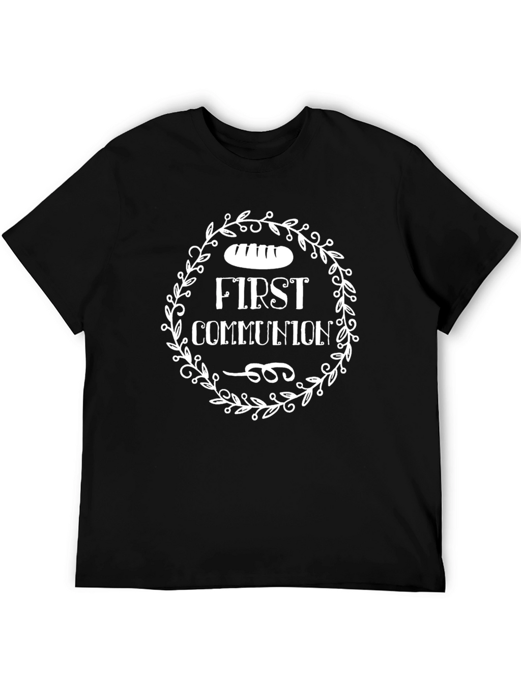 First Communion Black T-Shirt