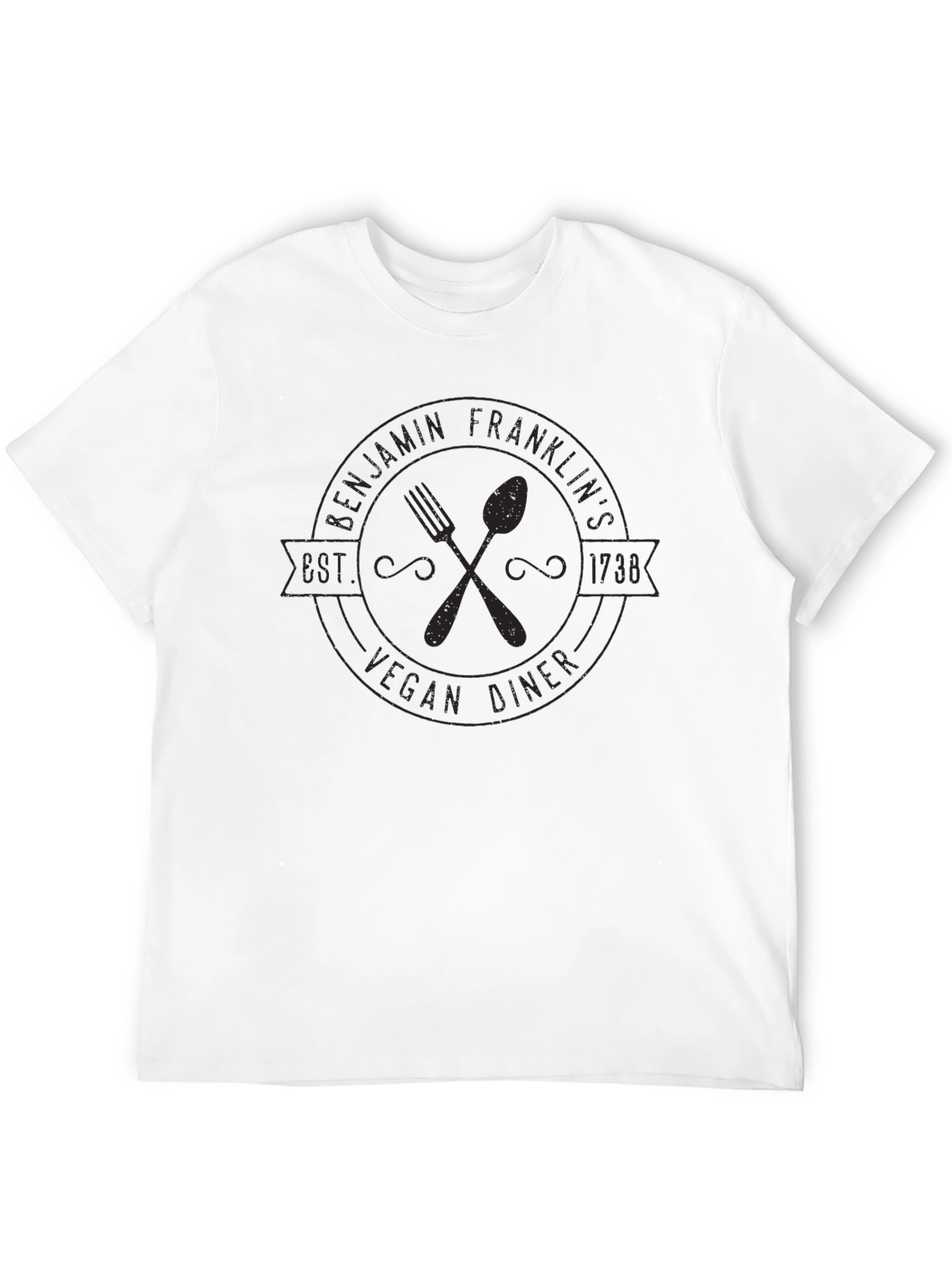 Benjamin Franklins Vegan Diner T-Shirt
