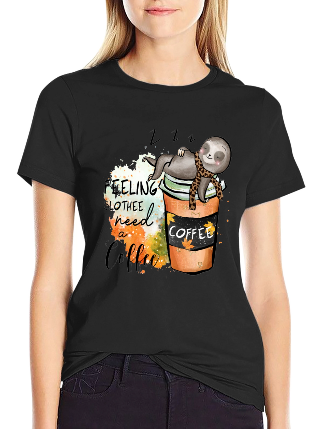 Sloth Coffee Lover T-Shirt - Need a Coffee