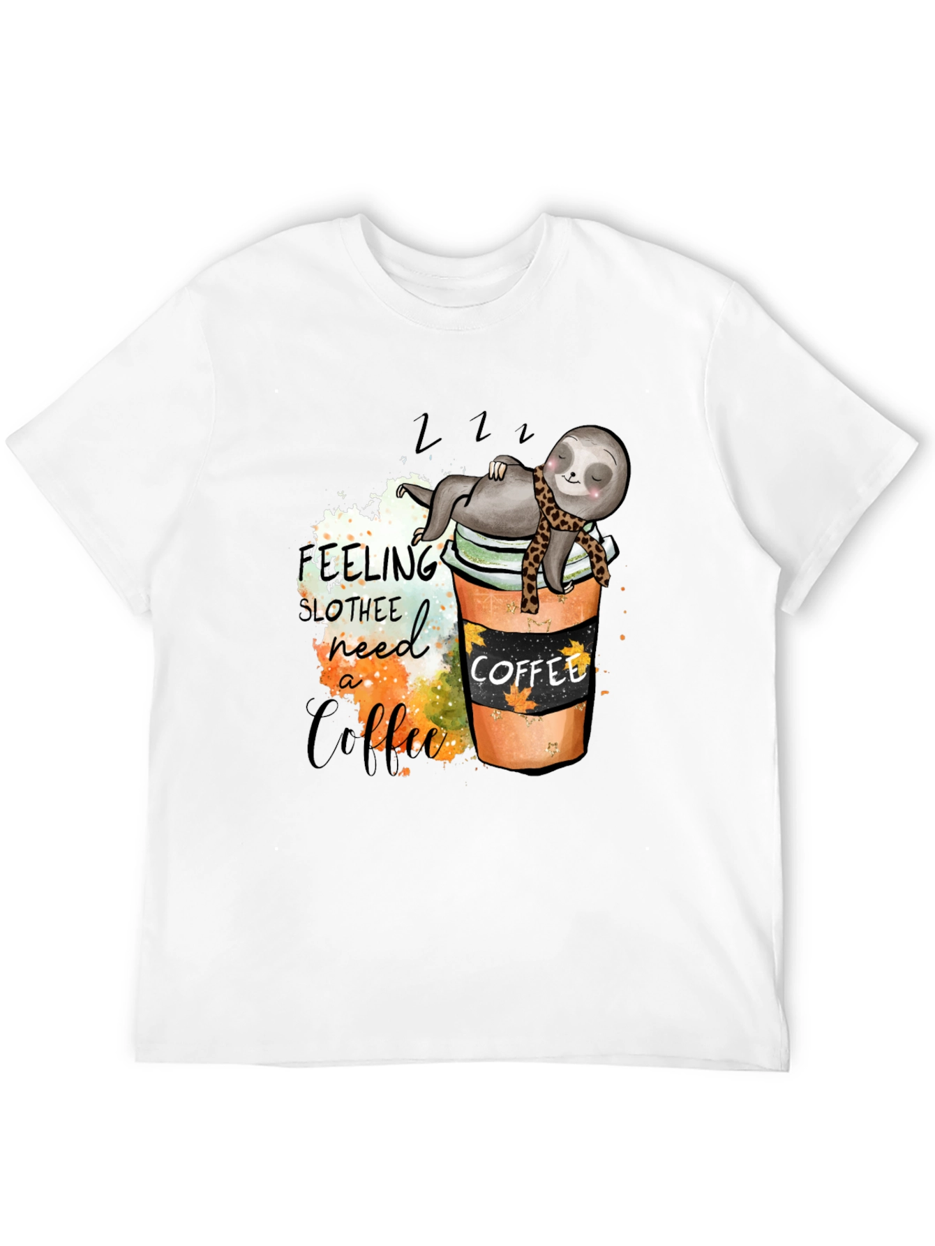 Sloth Coffee Lover T-Shirt - Need a Coffee