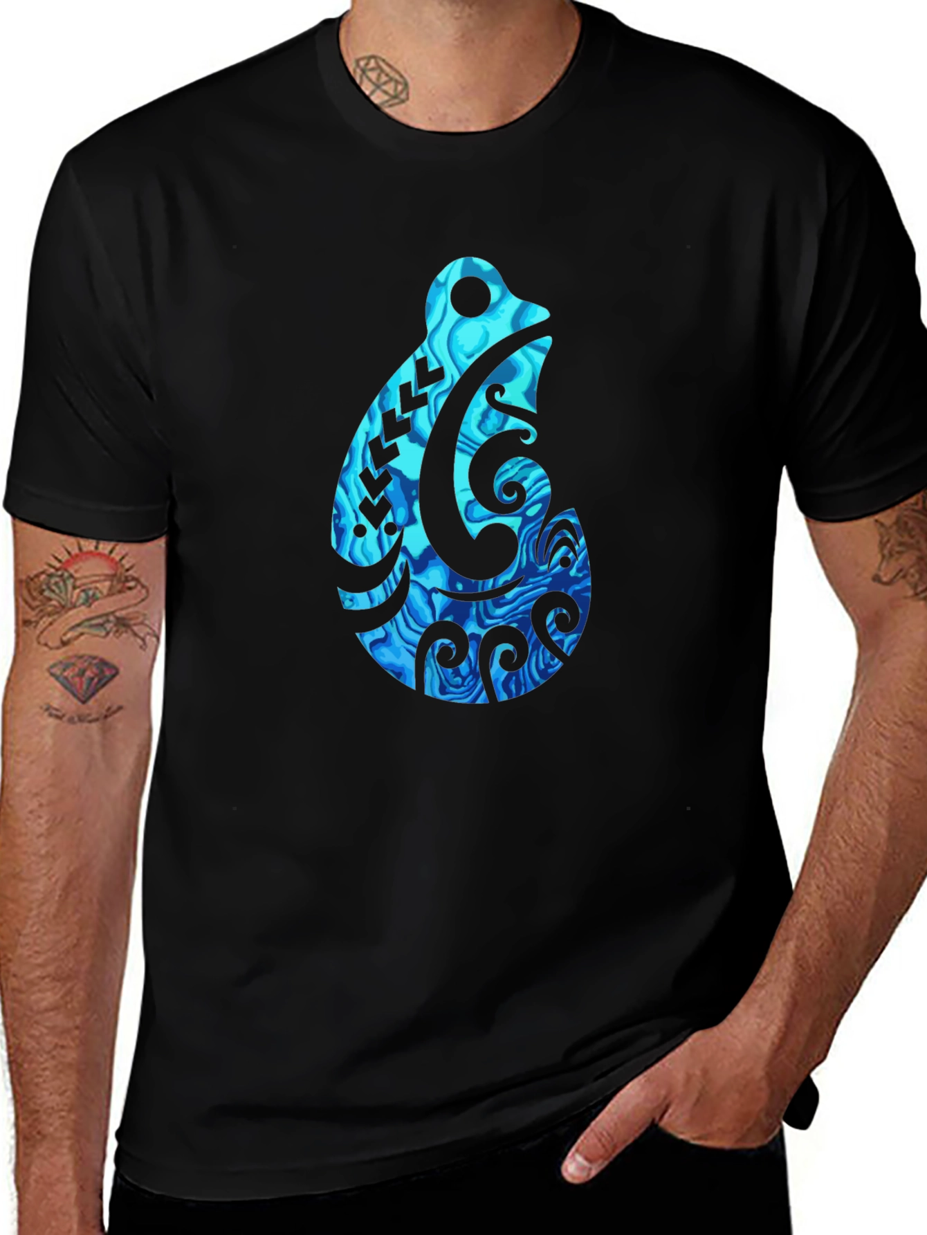 Blue Hook Graphic Tee