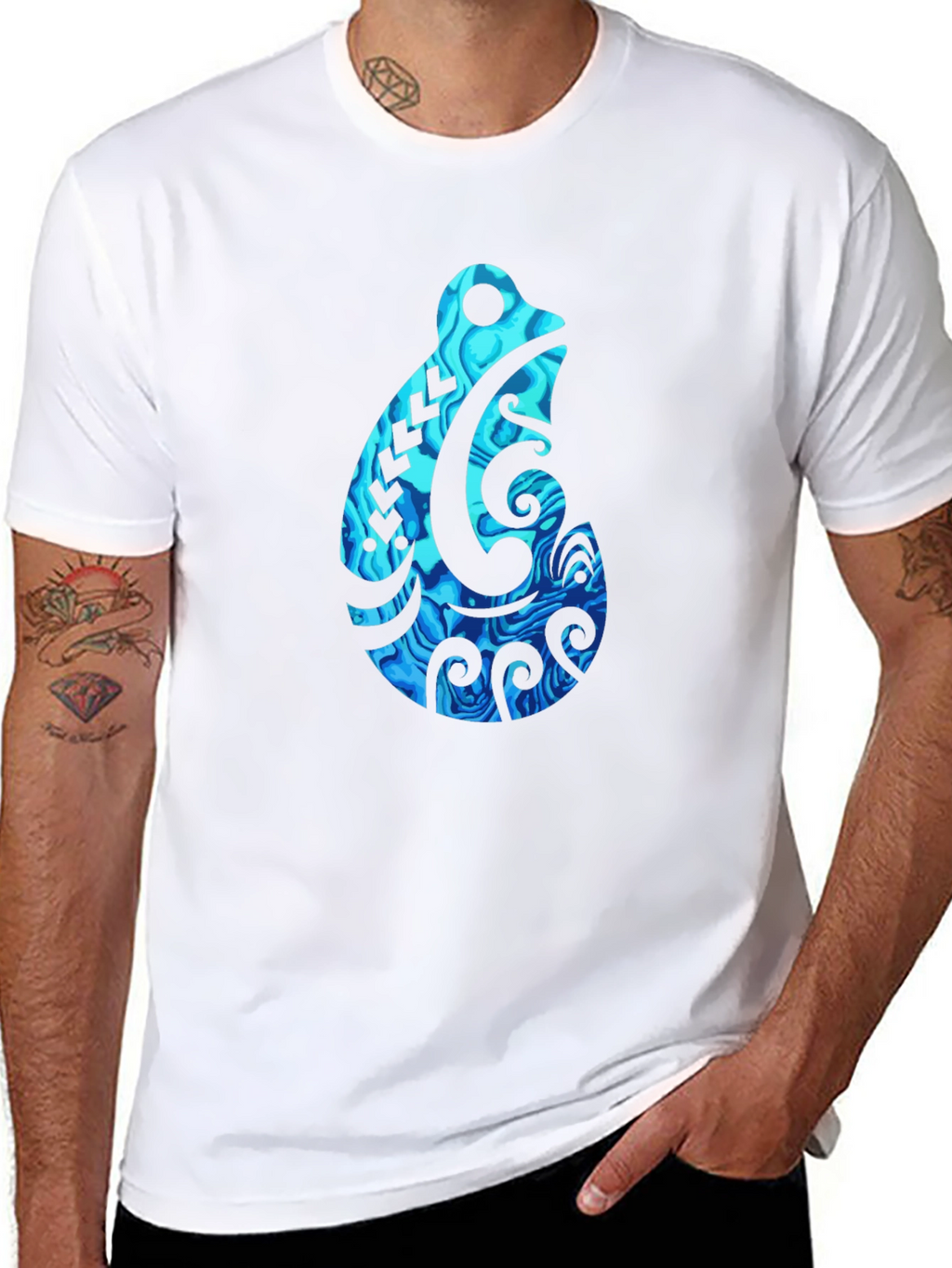 Blue Hook Graphic Tee