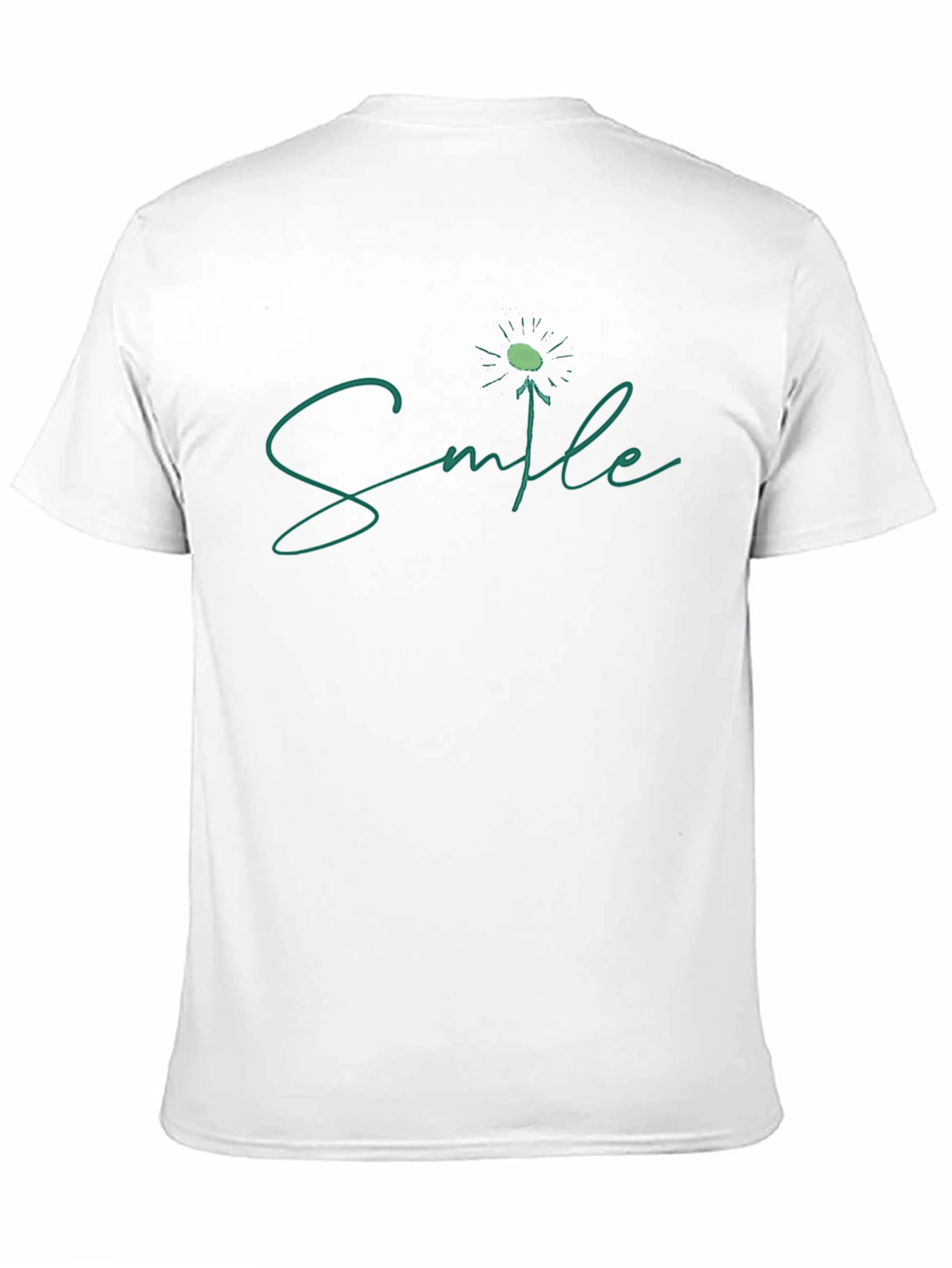 Smile Dandelion Graphic Tee - Black