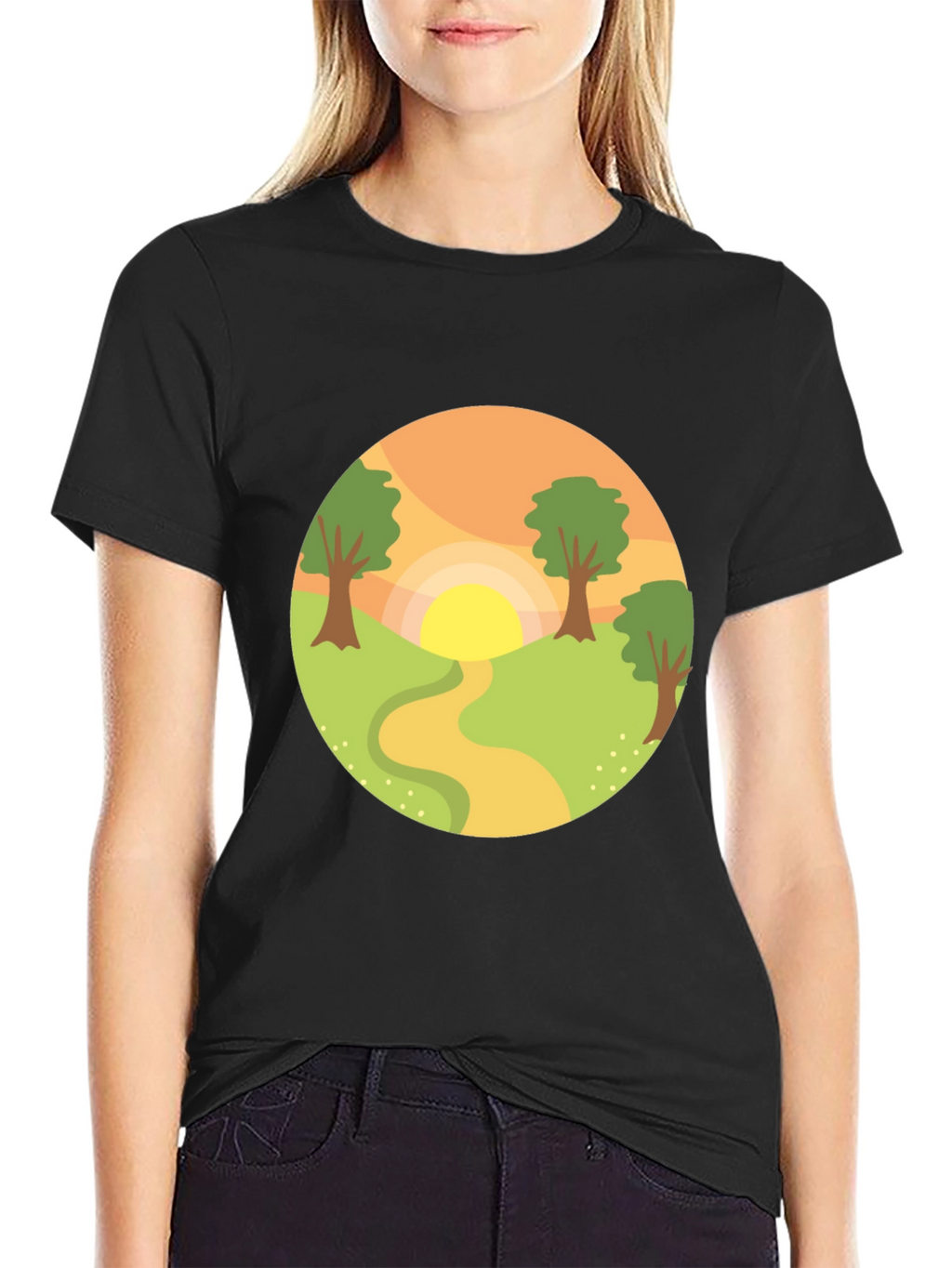 Nature Path Graphic T-Shirt