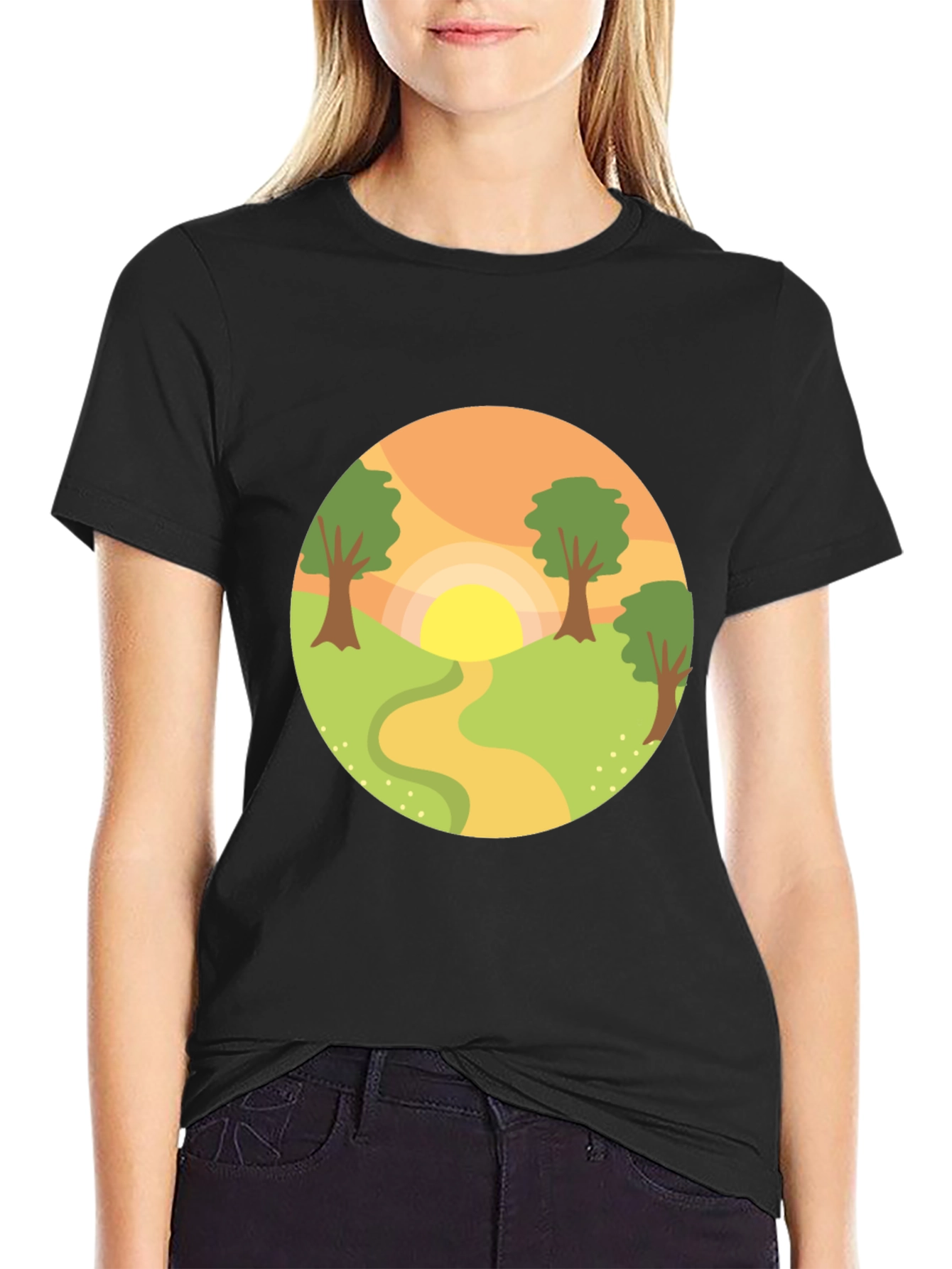 Nature Path Graphic T-Shirt
