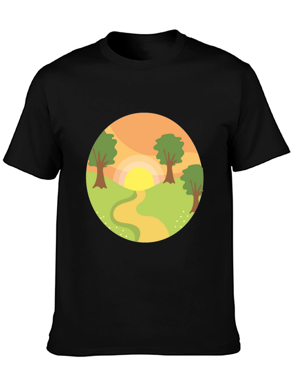 Nature Path Graphic T-Shirt