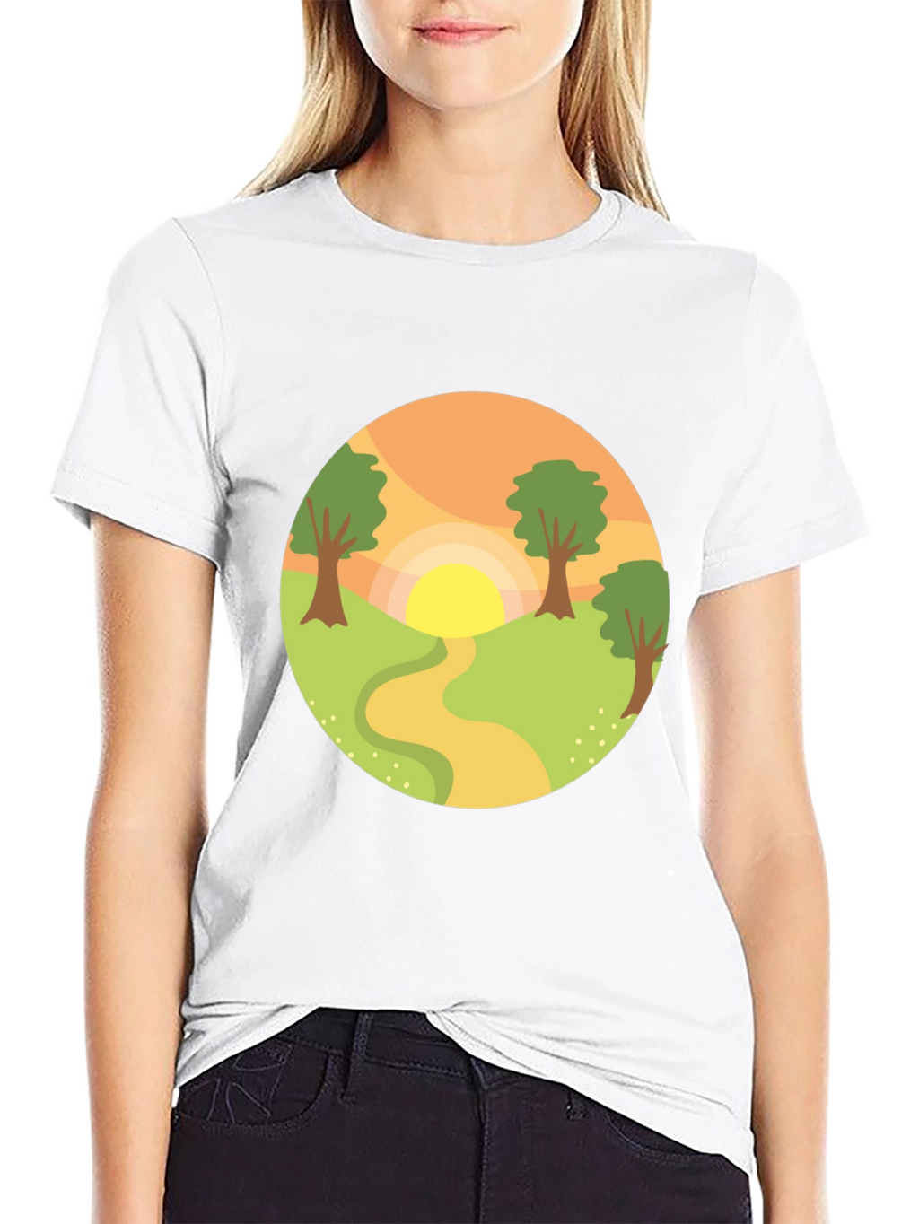 Nature Path Graphic T-Shirt